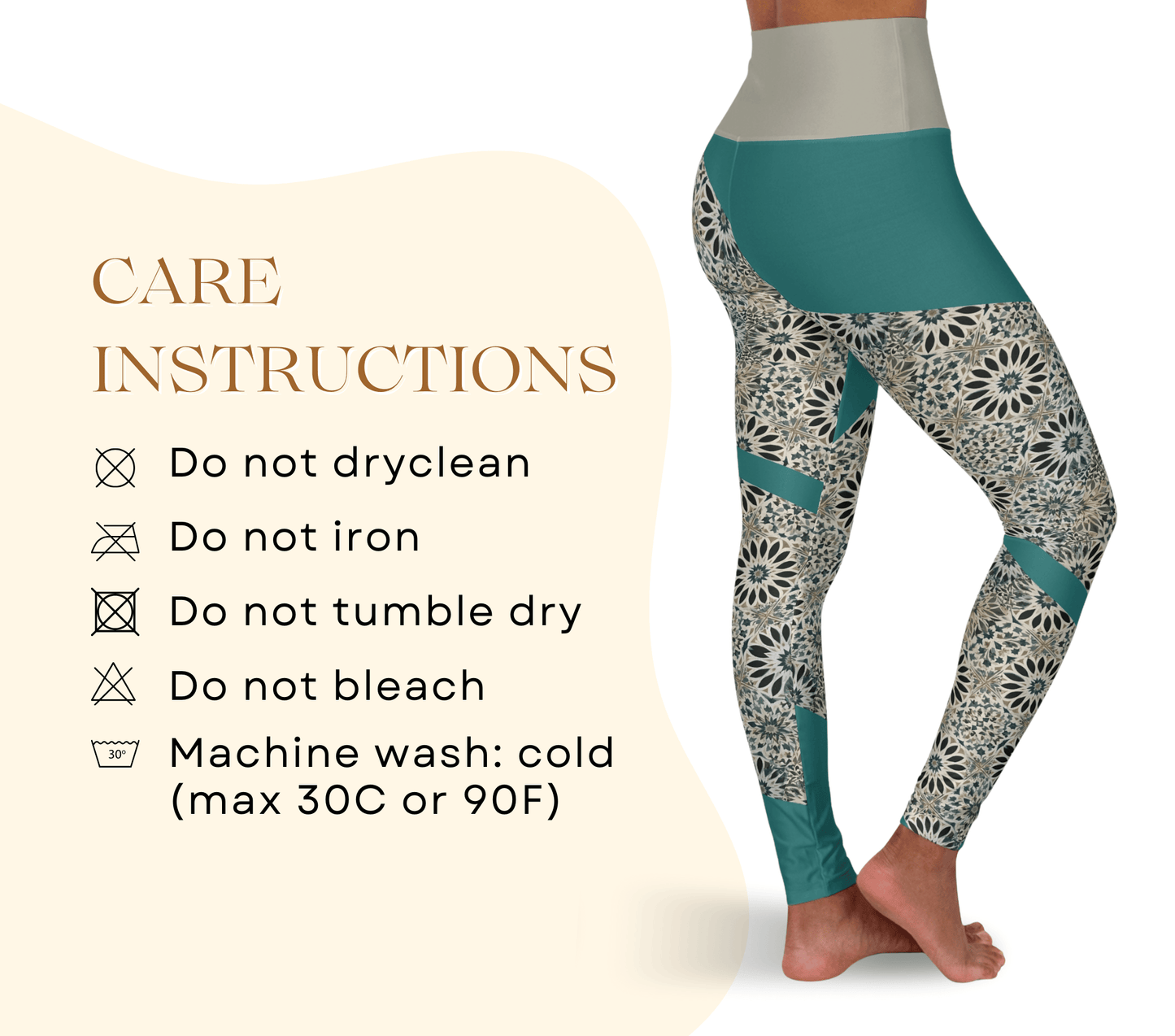 Ivy Mandala Yoga Pants Leggings for Women