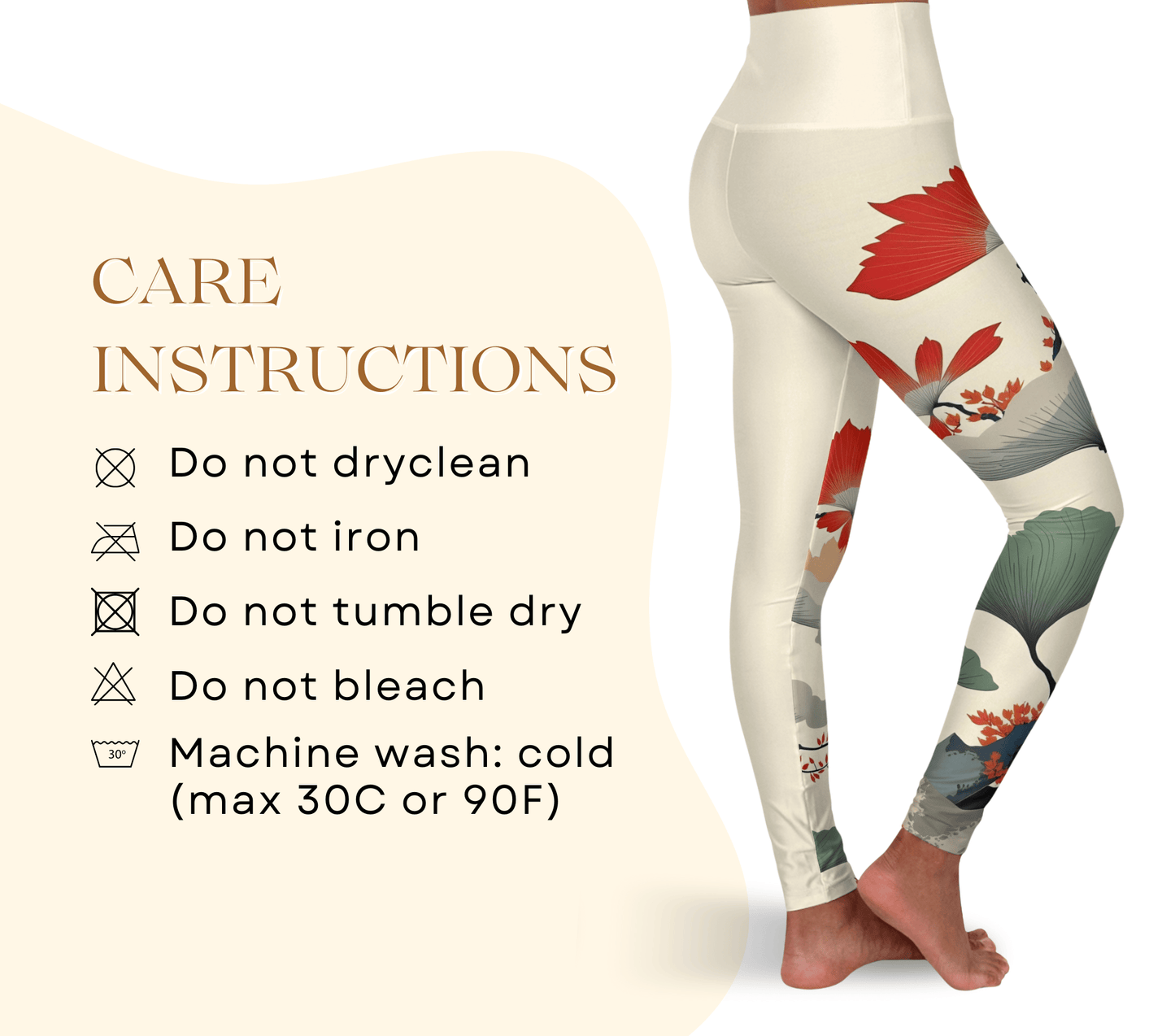 Atlas Le Fleur Yoga Pants Leggings for Woman
