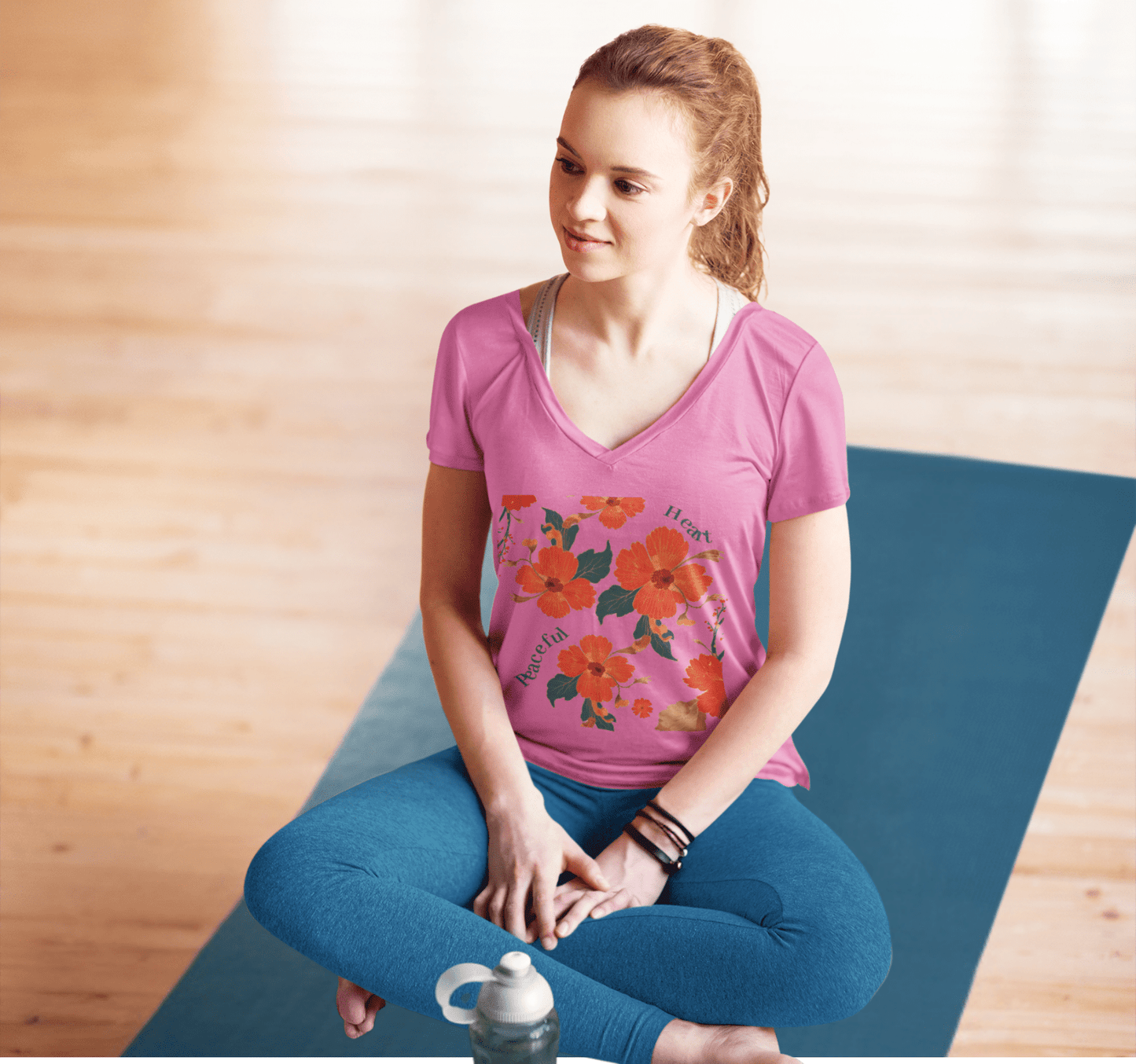 Lorelei V-neck T-shirt Yoga Wellness for Women