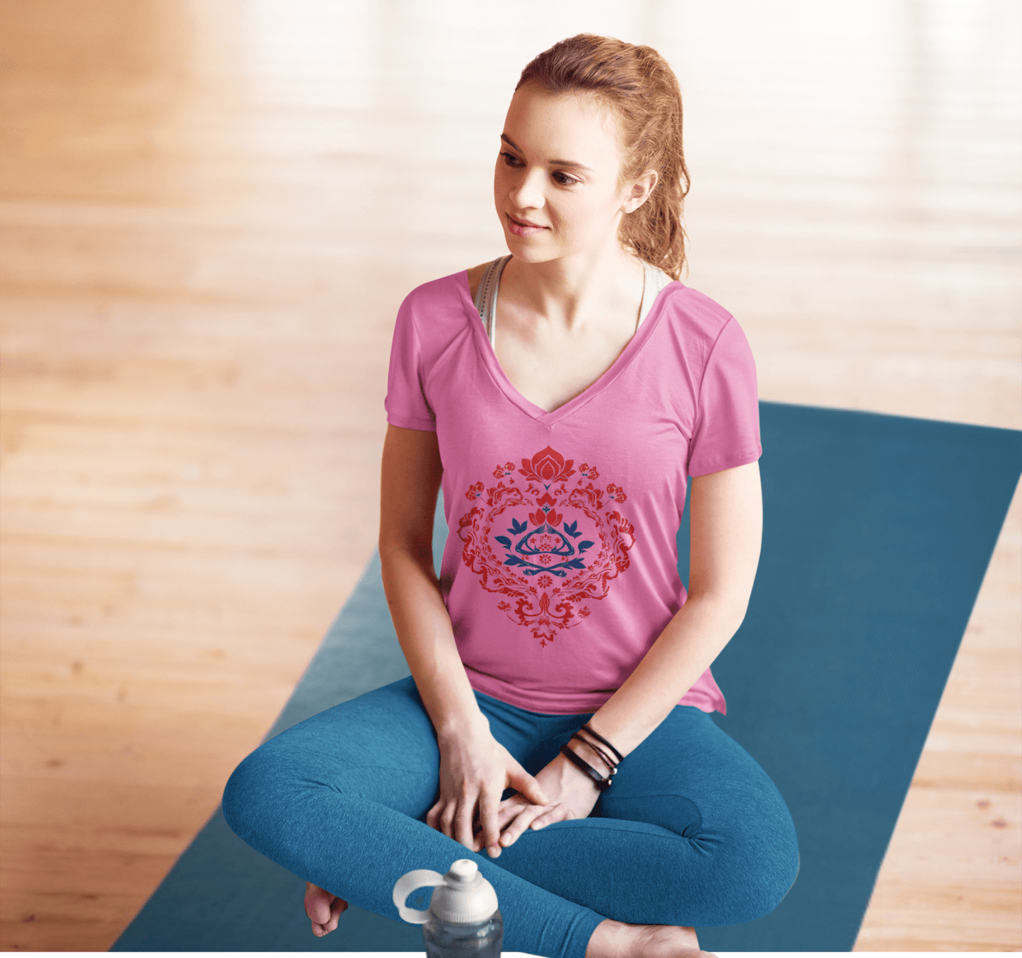 Cosima V-neck T-shirt Yoga Wellness for Women