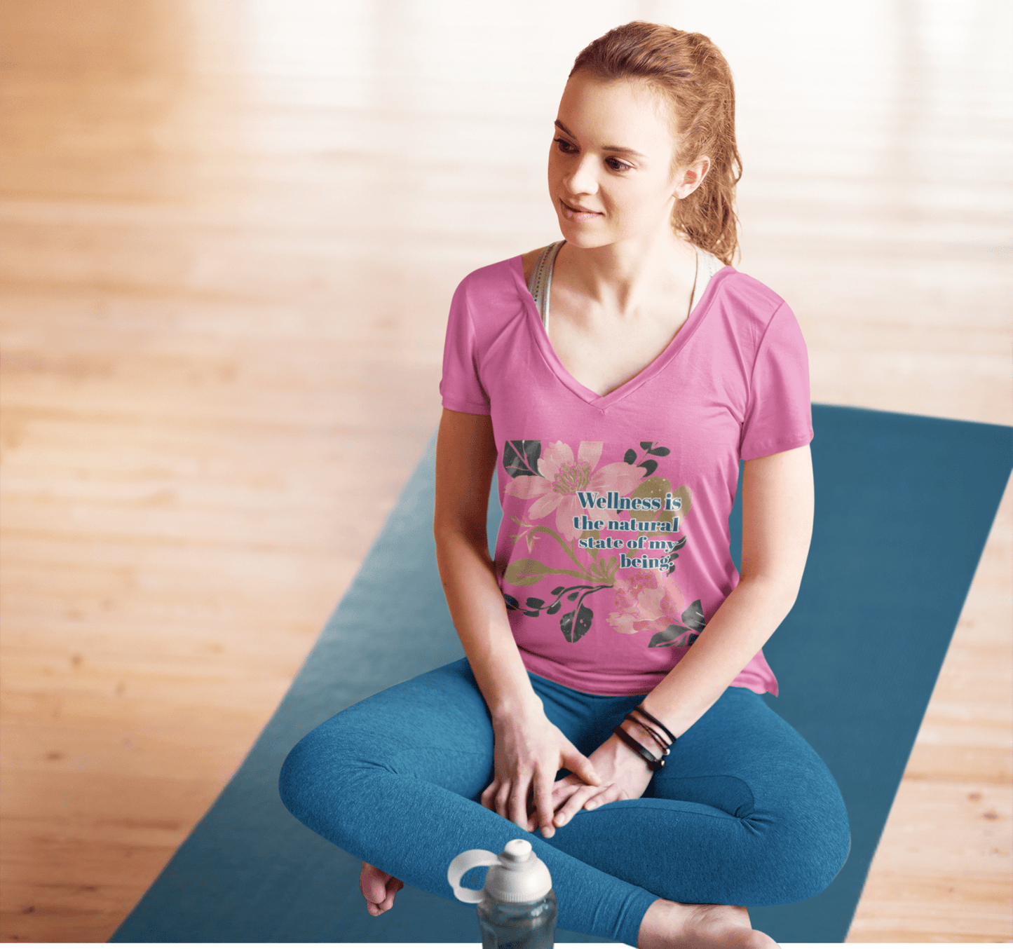 Hera V-neck T-shirt Yoga Wellness for Women