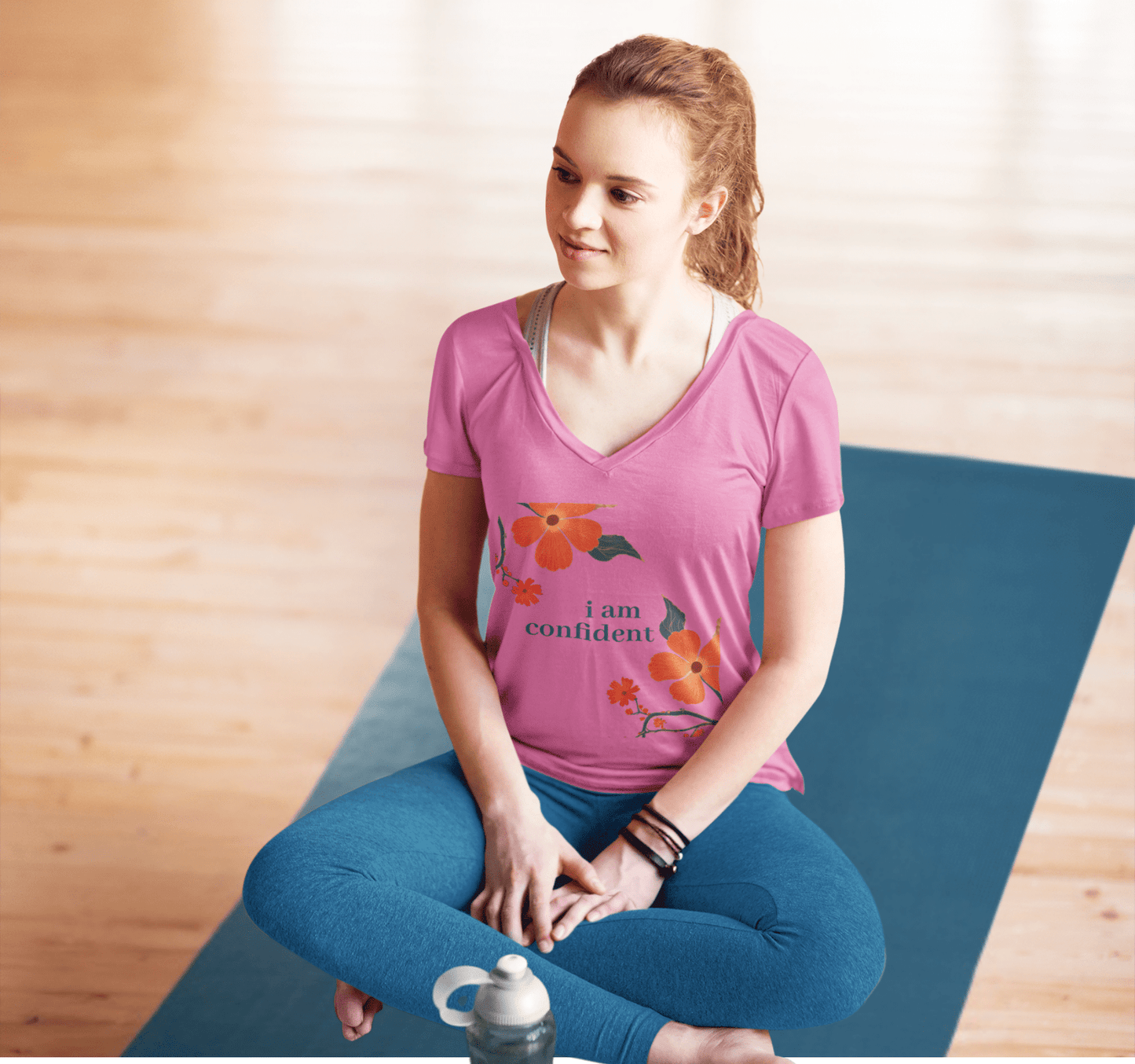 Eden V-neck T-shirt Yoga Wellness for Women