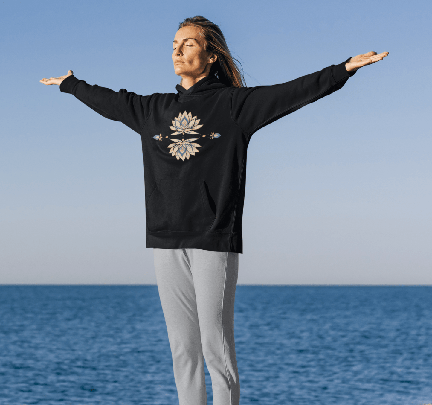 Lotus Mandala Adidas Hoodie
