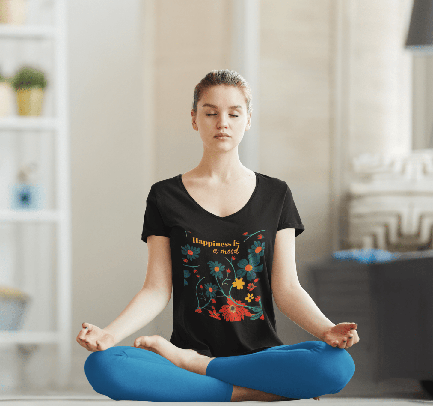 Briar V-neck T-shirt Yoga Wellness for Women