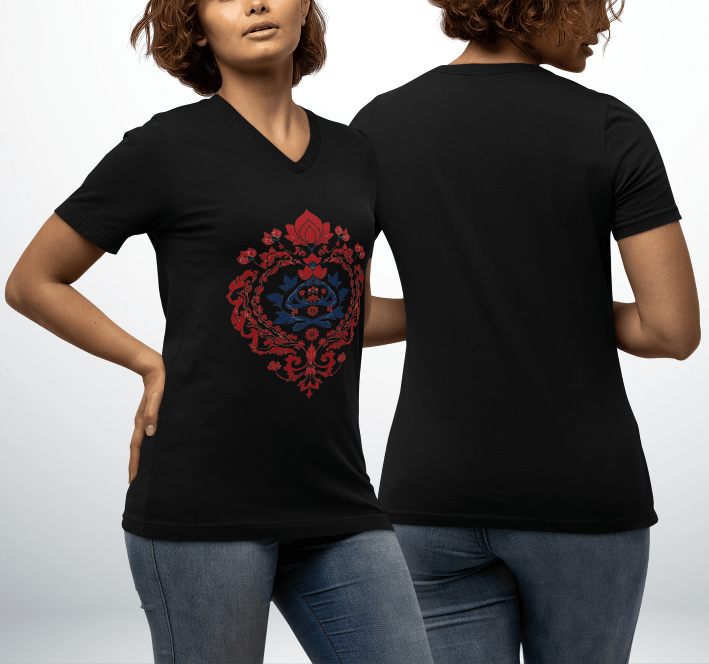 Cosima V-neck T-shirt Yoga Wellness for Women