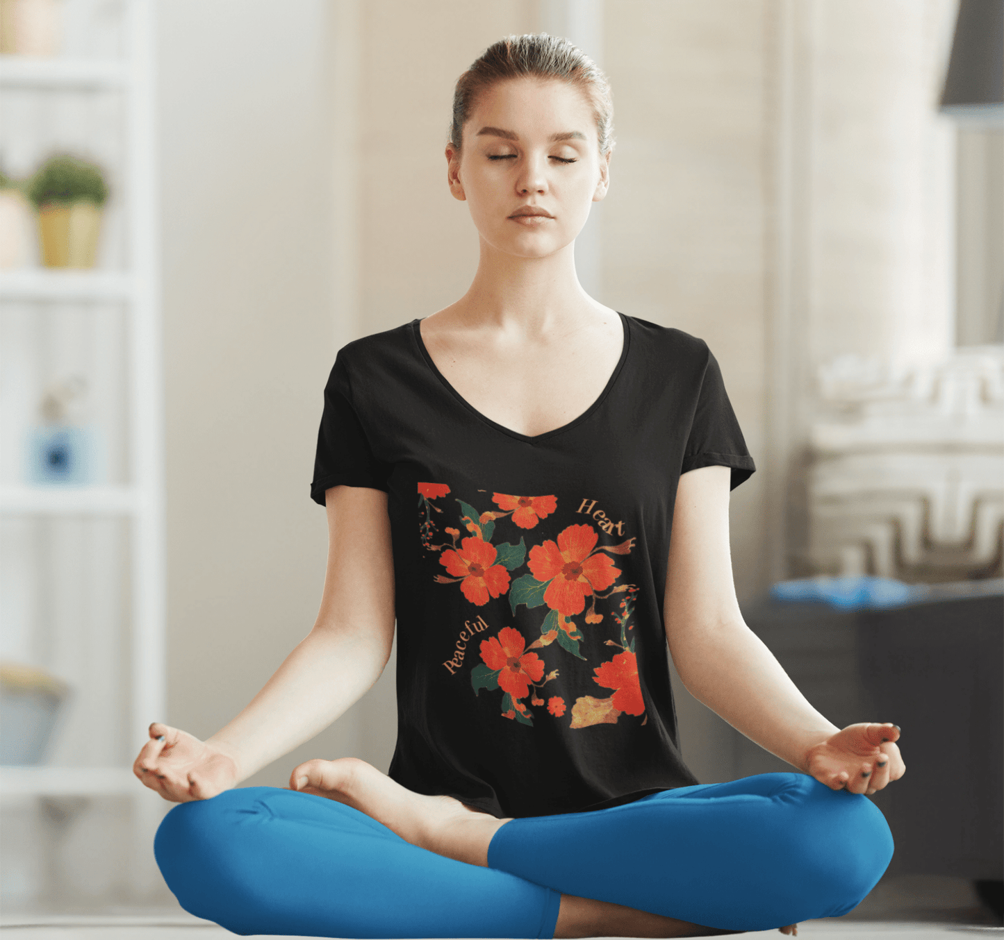 Lorelei V-neck T-shirt Yoga Wellness for Women