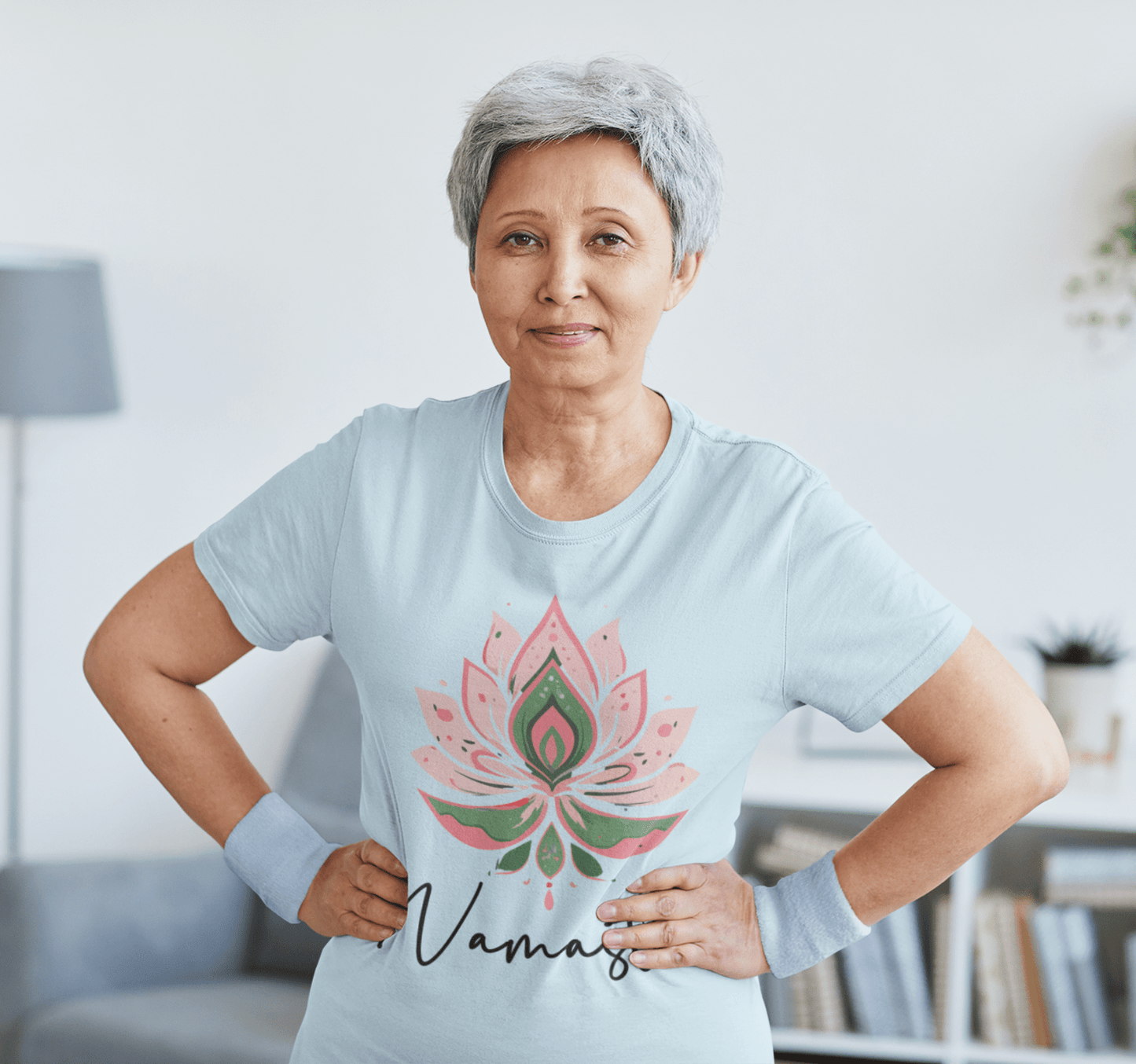 Namaste Floral Yoga Tee