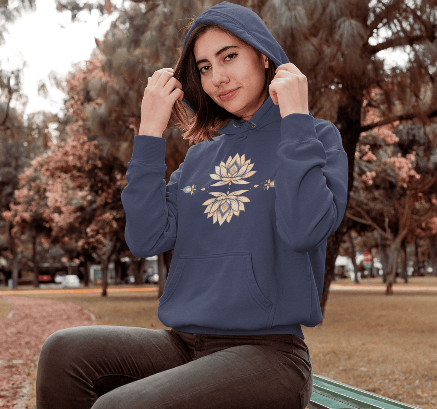 Lotus Mandala Adidas Hoodie