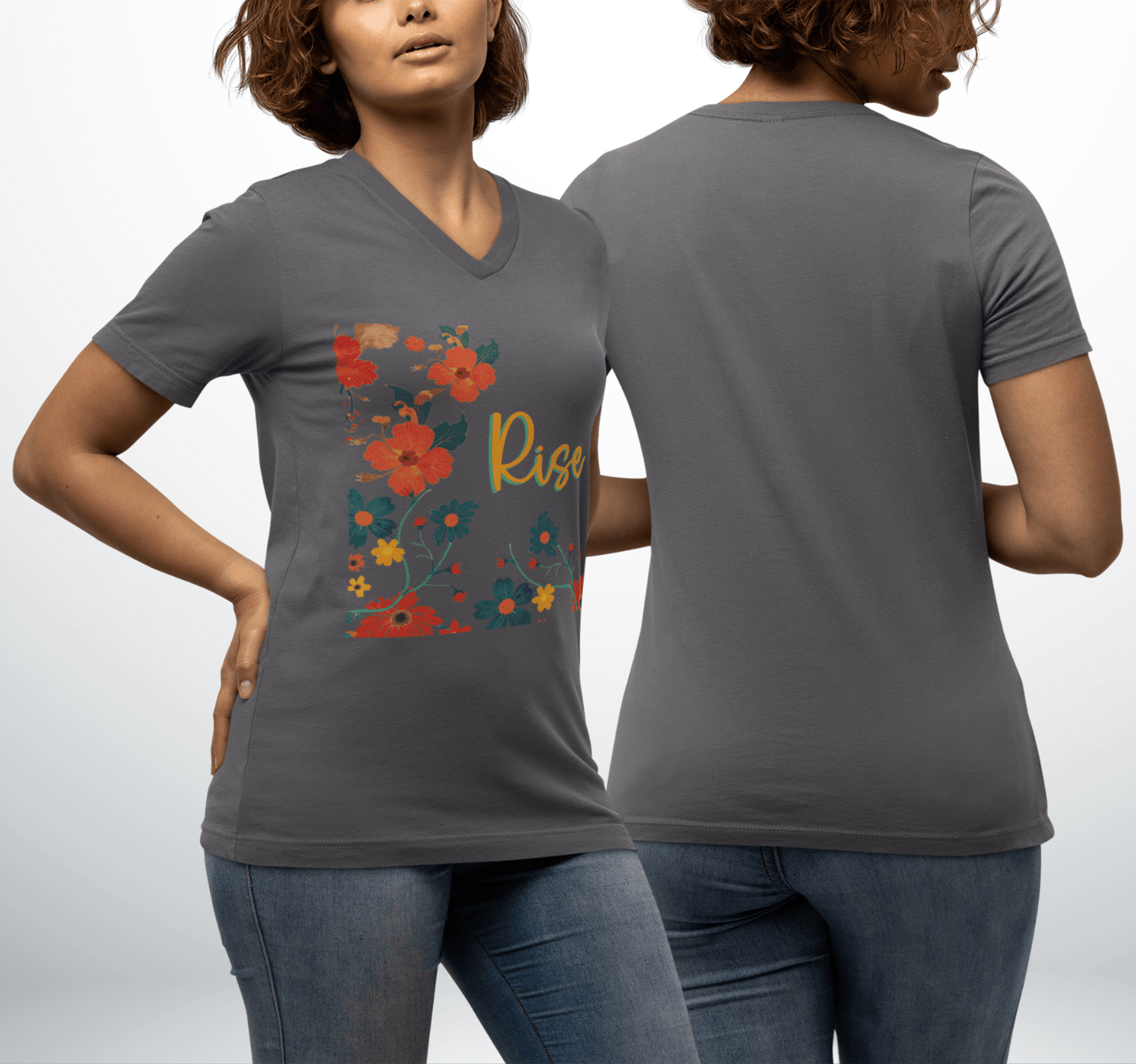 Elowen V-neck T-shirt Yoga Wellness for Women