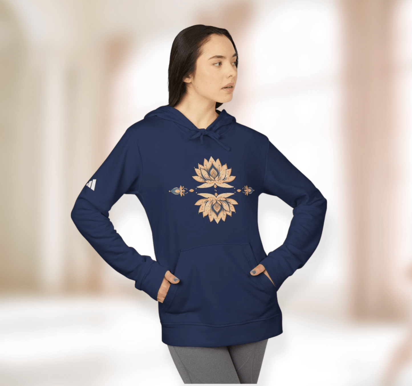 Lotus Mandala Adidas Hoodie