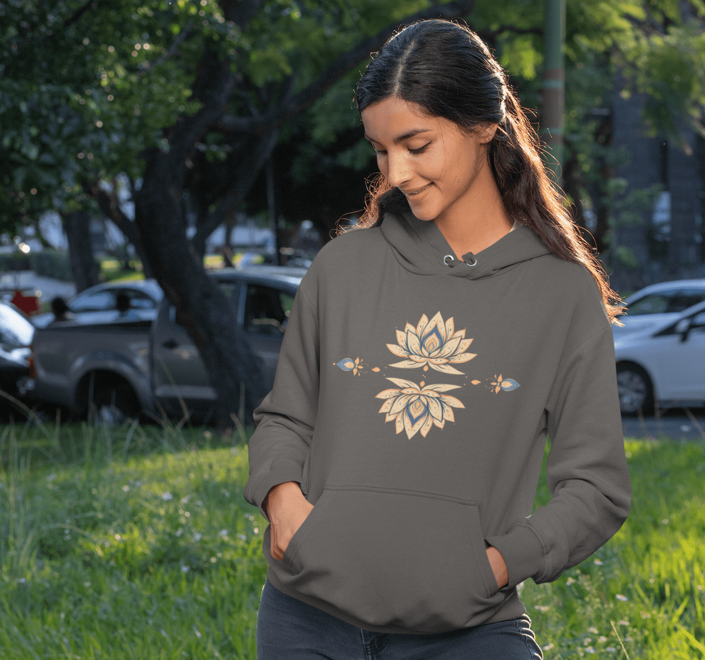 Lotus Mandala Adidas Hoodie