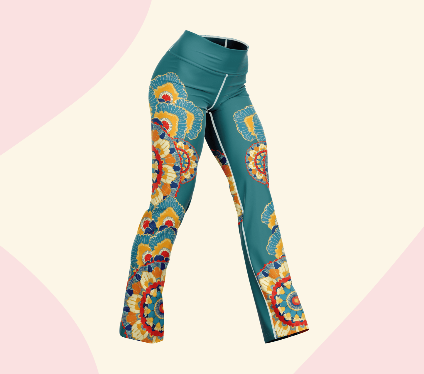 Kaia Mandala Flare Yoga Pants Legging for Women
