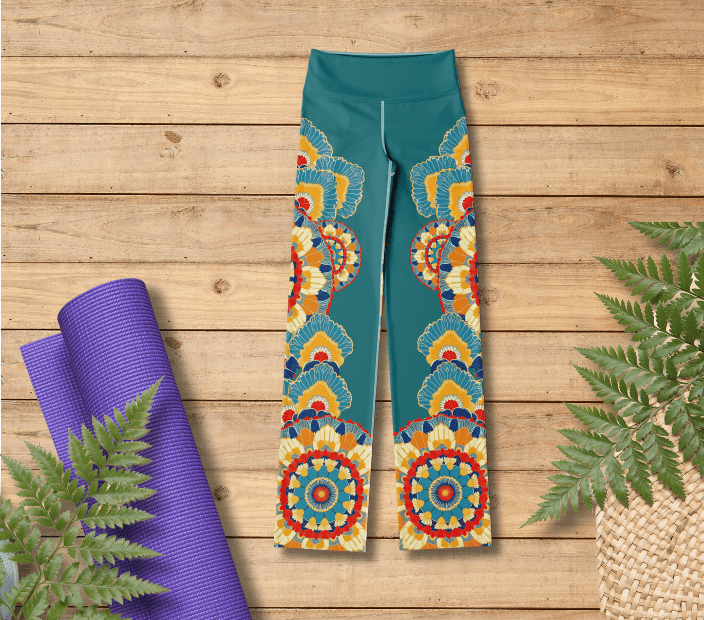 Kaia Mandala Flare Yoga Pants Legging for Women