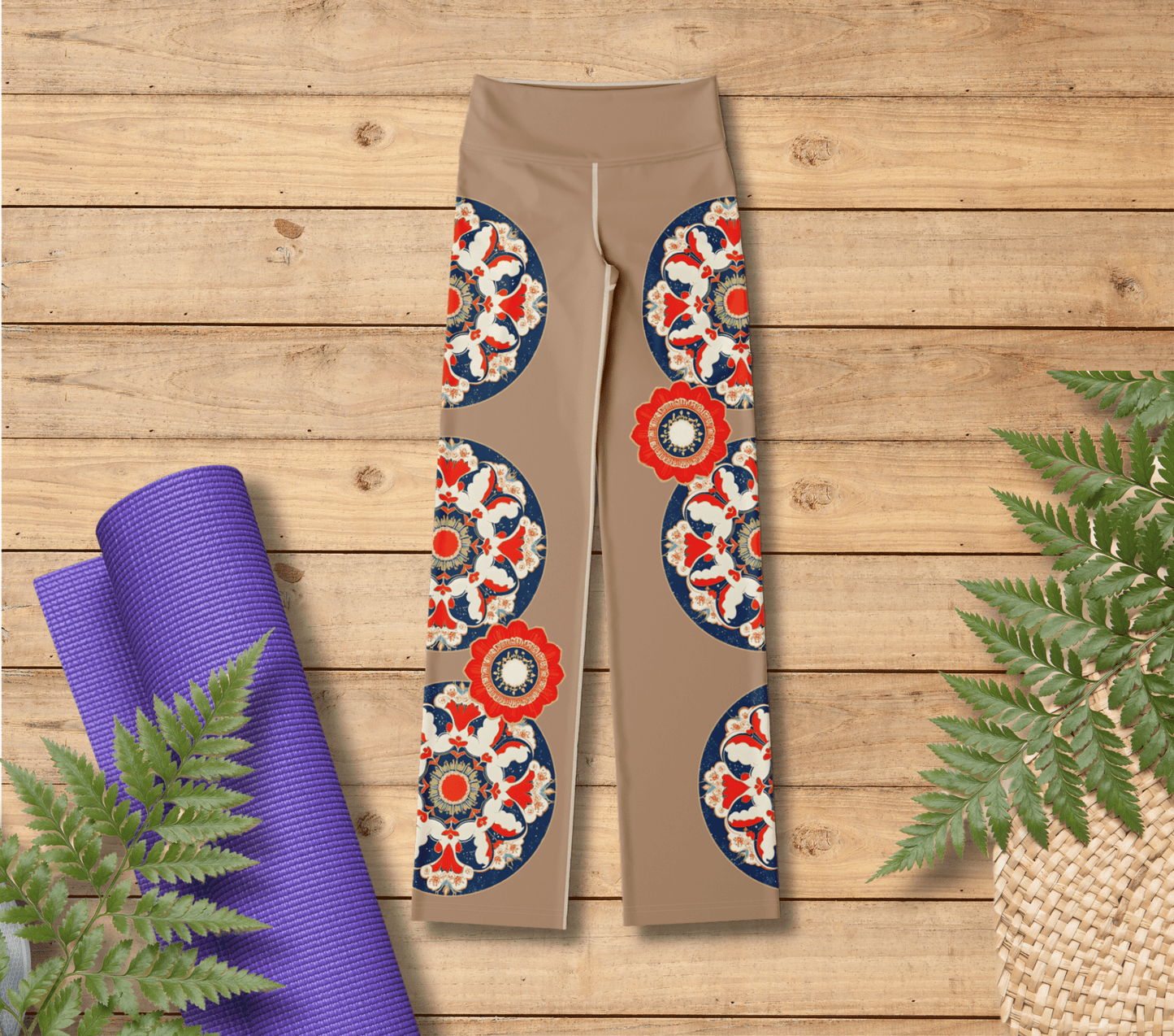Cove Mandala Flare Yoga Pants Leggings for Women