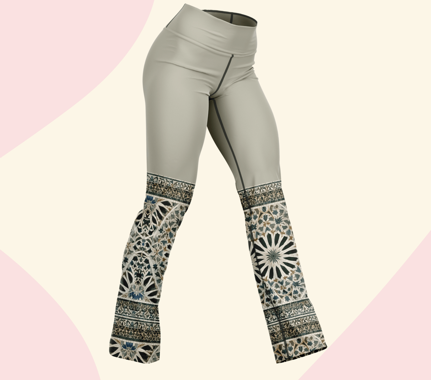 Indiri Mandala Flare Yoga Pants Leggings