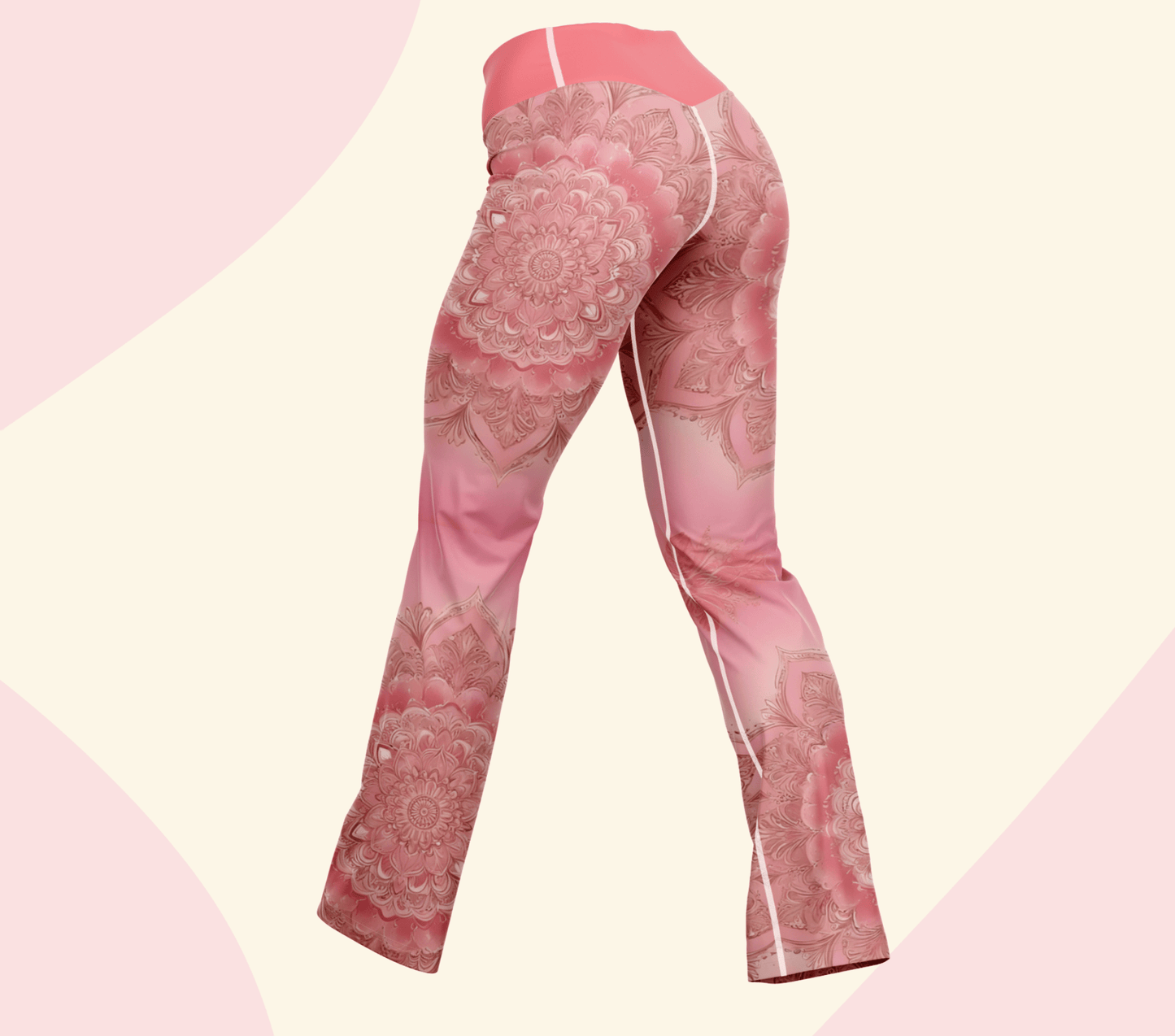 Hadla Mandala Flare Yoga Pants Leggings