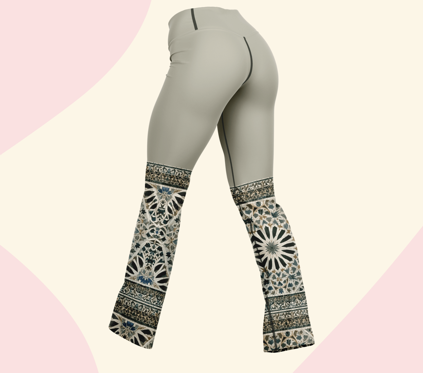 Indiri Mandala Flare Yoga Pants Leggings