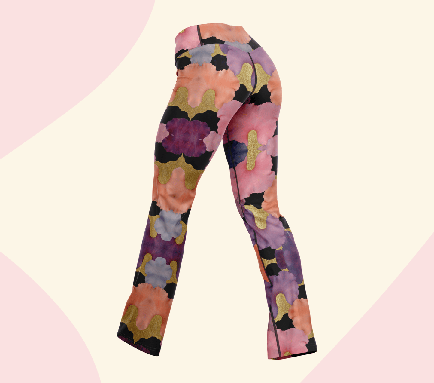 Eli Zaria Flare Yoga Pants Leggings for Women