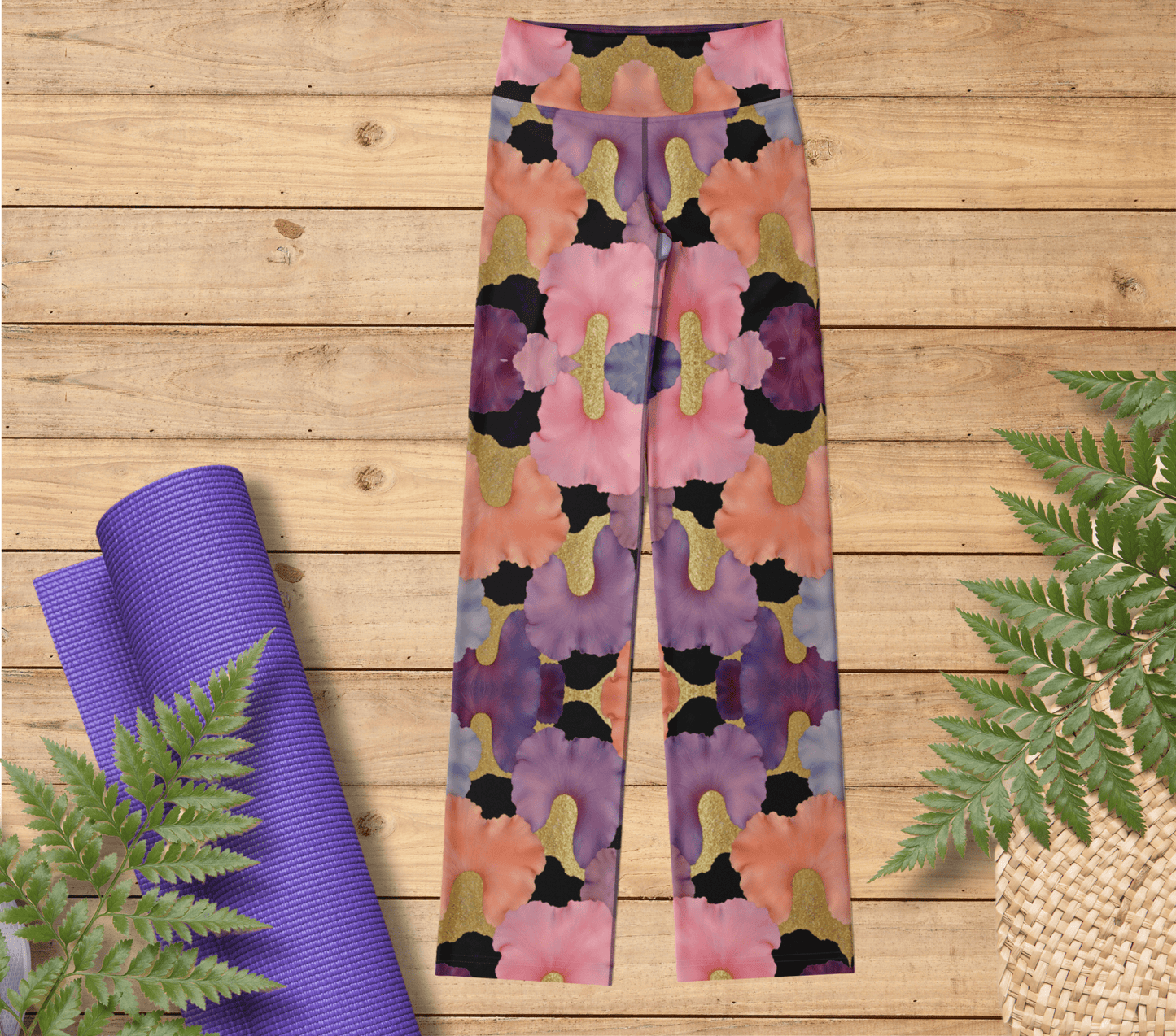 Eli Zaria Flare Yoga Pants Leggings for Women