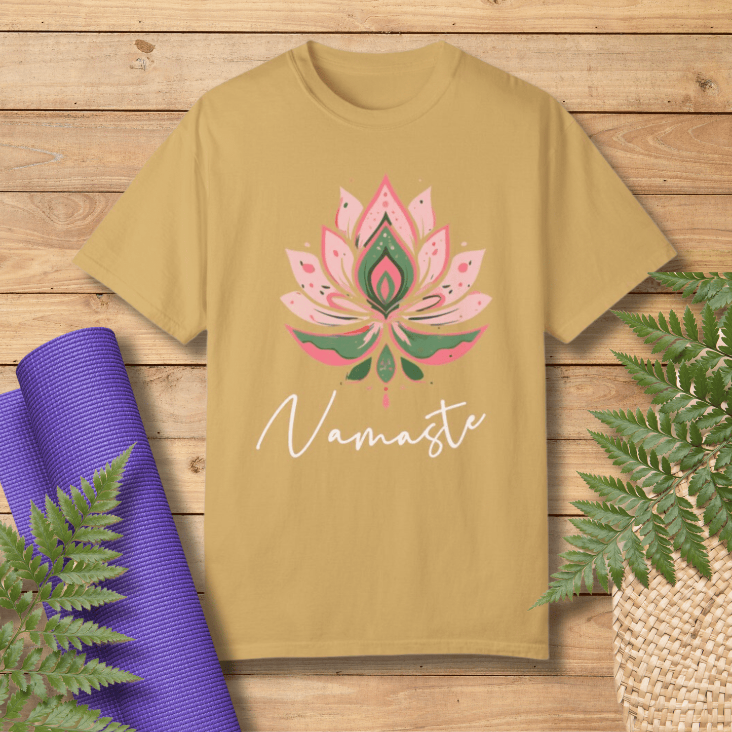 Namaste Floral Yoga Tee
