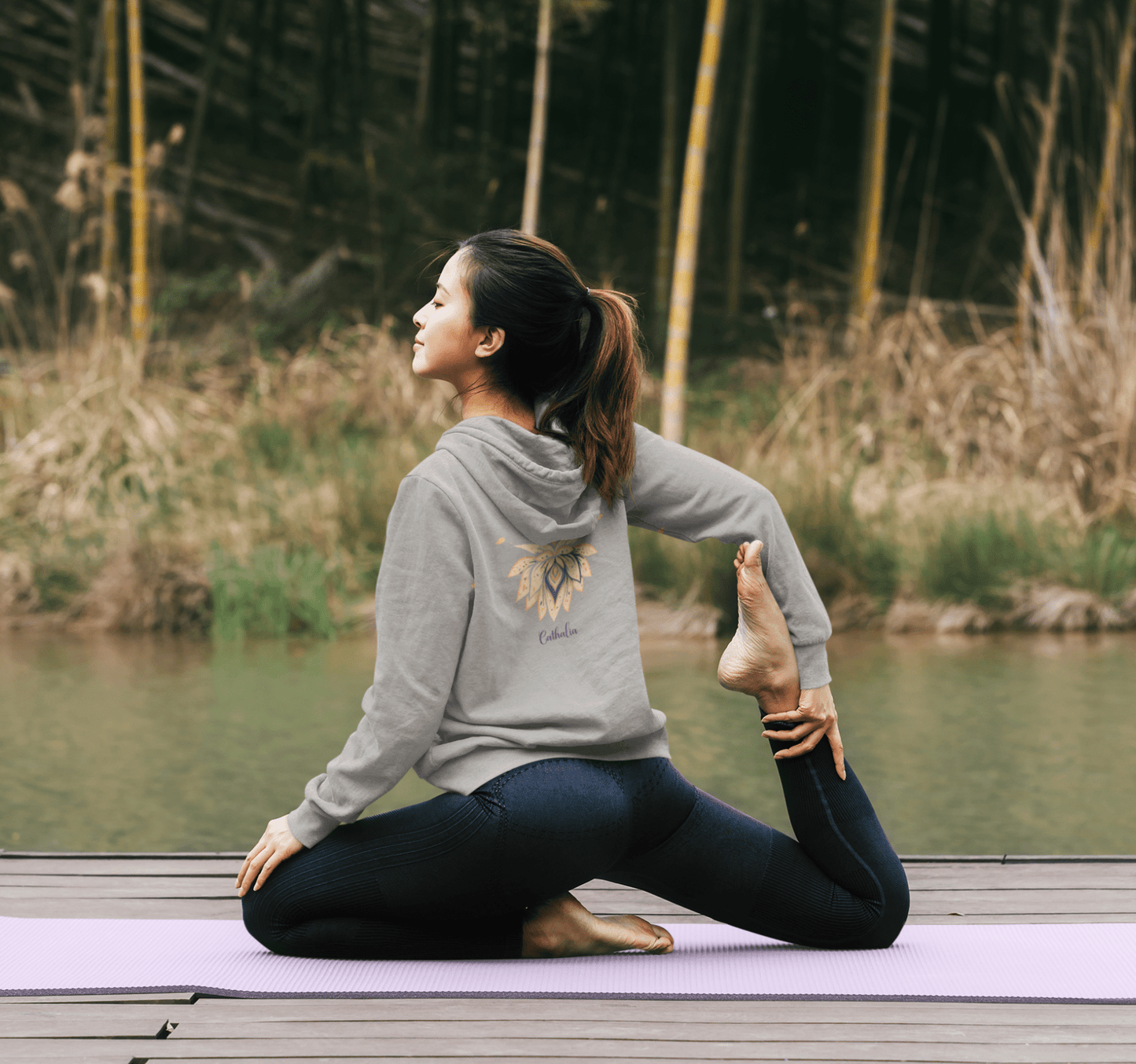 Lotus Mandala Adidas Hoodie