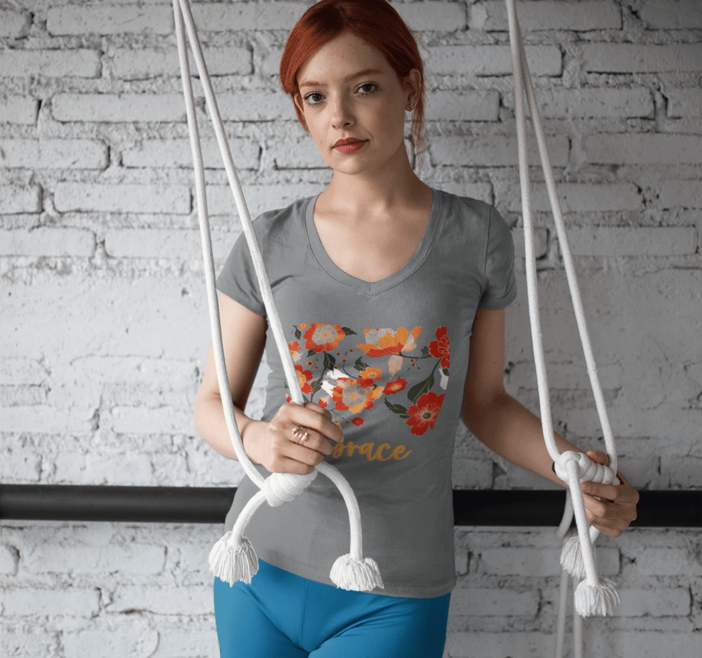 Cassia V-neck T-shirt Yoga Wellness for Women