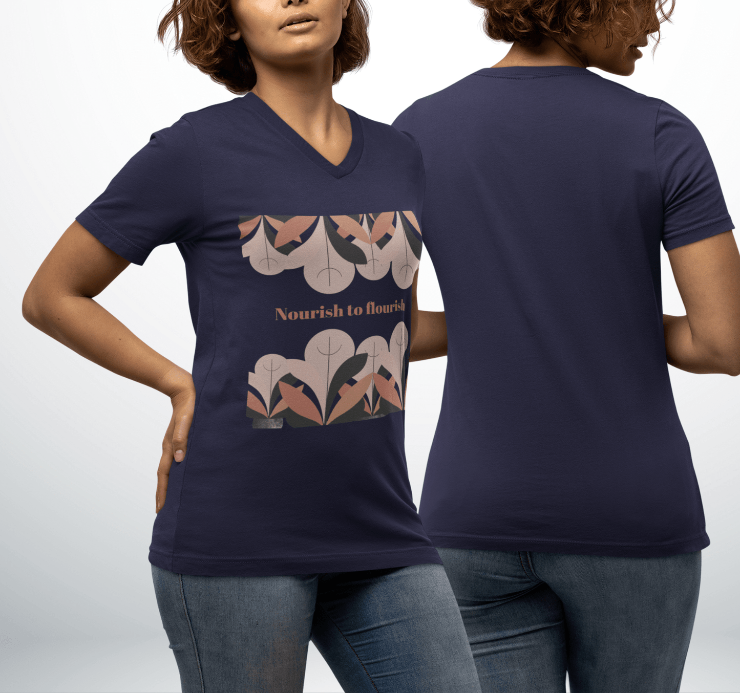 Junifer V-neck T-shirt Yoga Wellness for Women