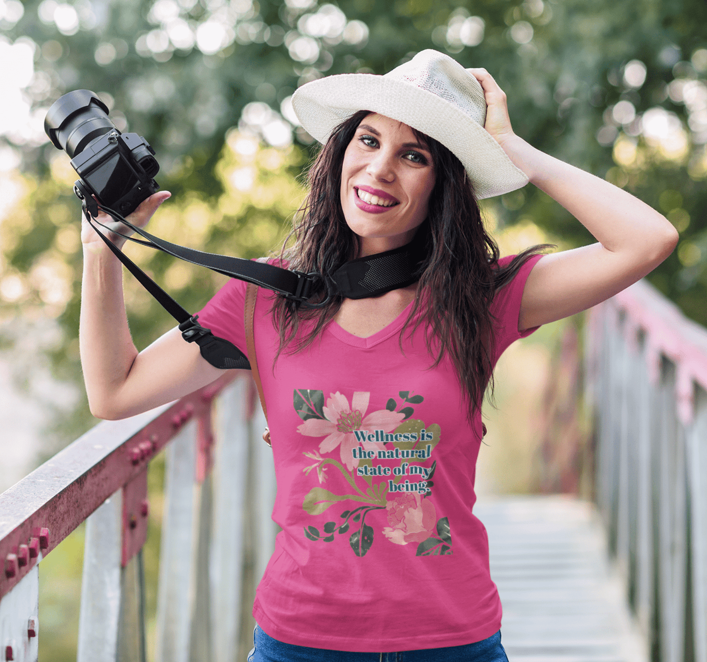 Hera V-neck T-shirt Yoga Wellness for Women