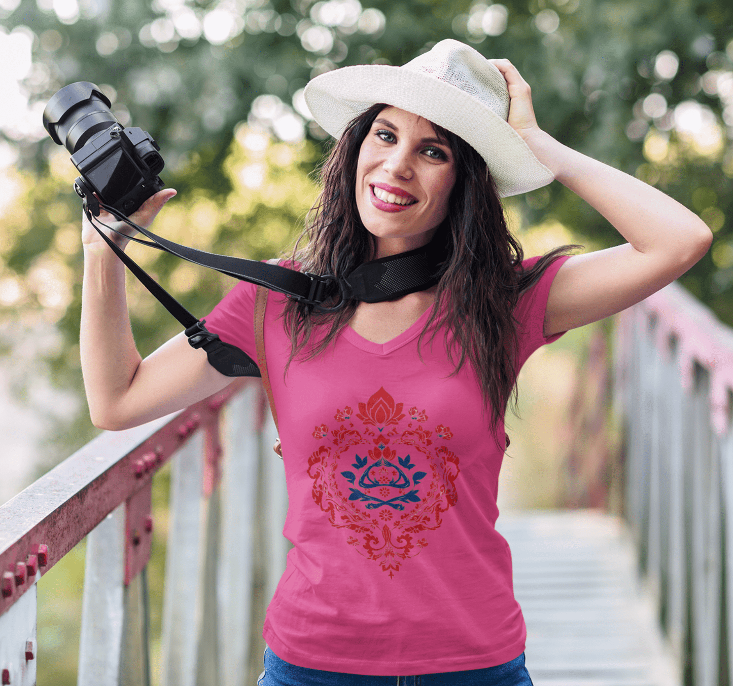 Cosima V-neck T-shirt Yoga Wellness for Women