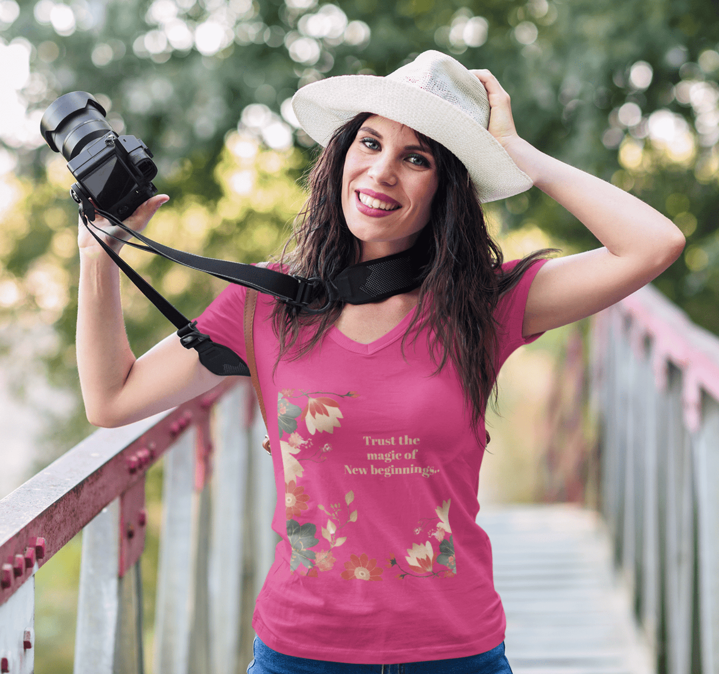 Terra V-neck T-shirt Yoga Wellness for Women