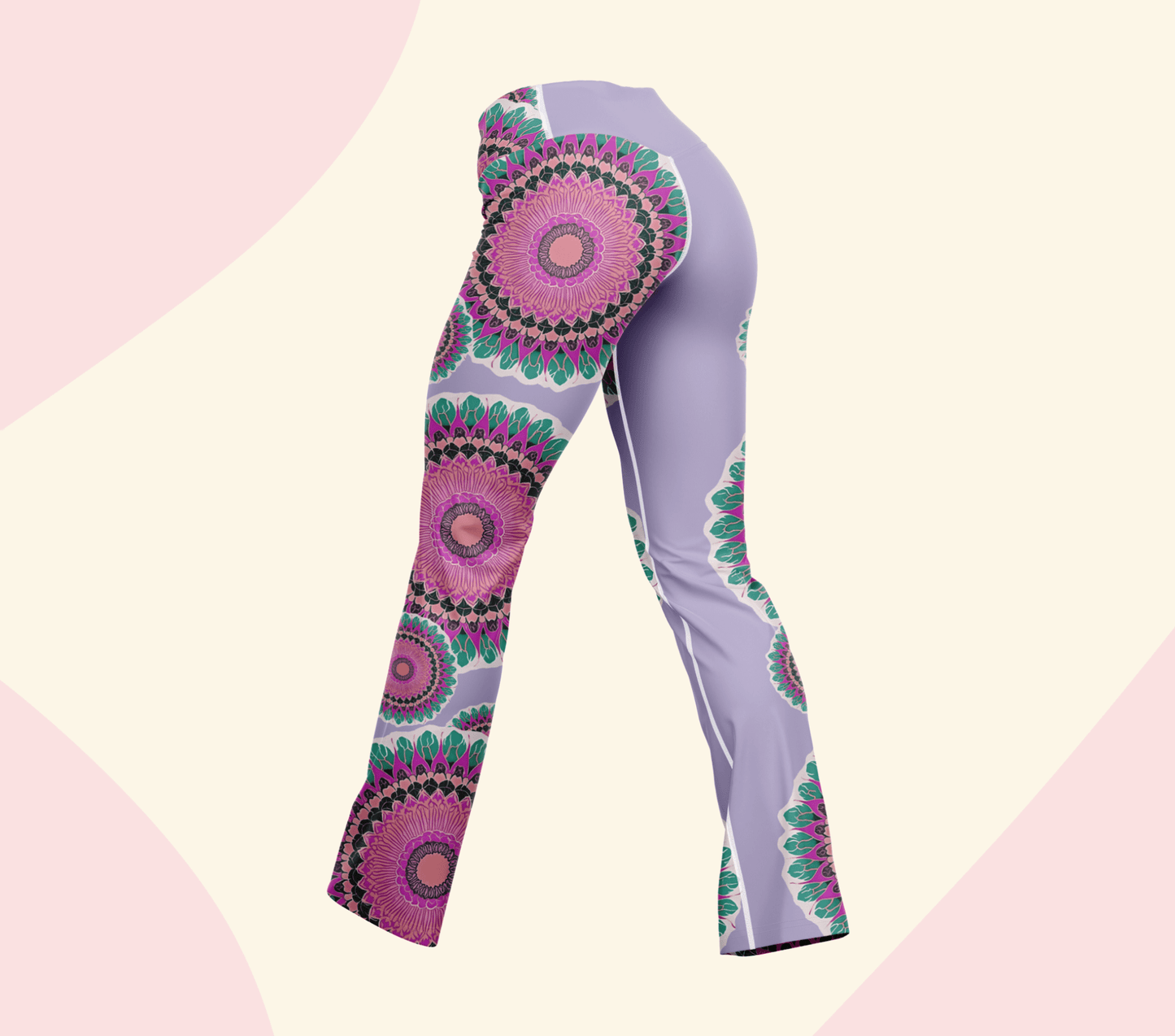 Inti Mandala Flare Yoga Pants Leggings for Women