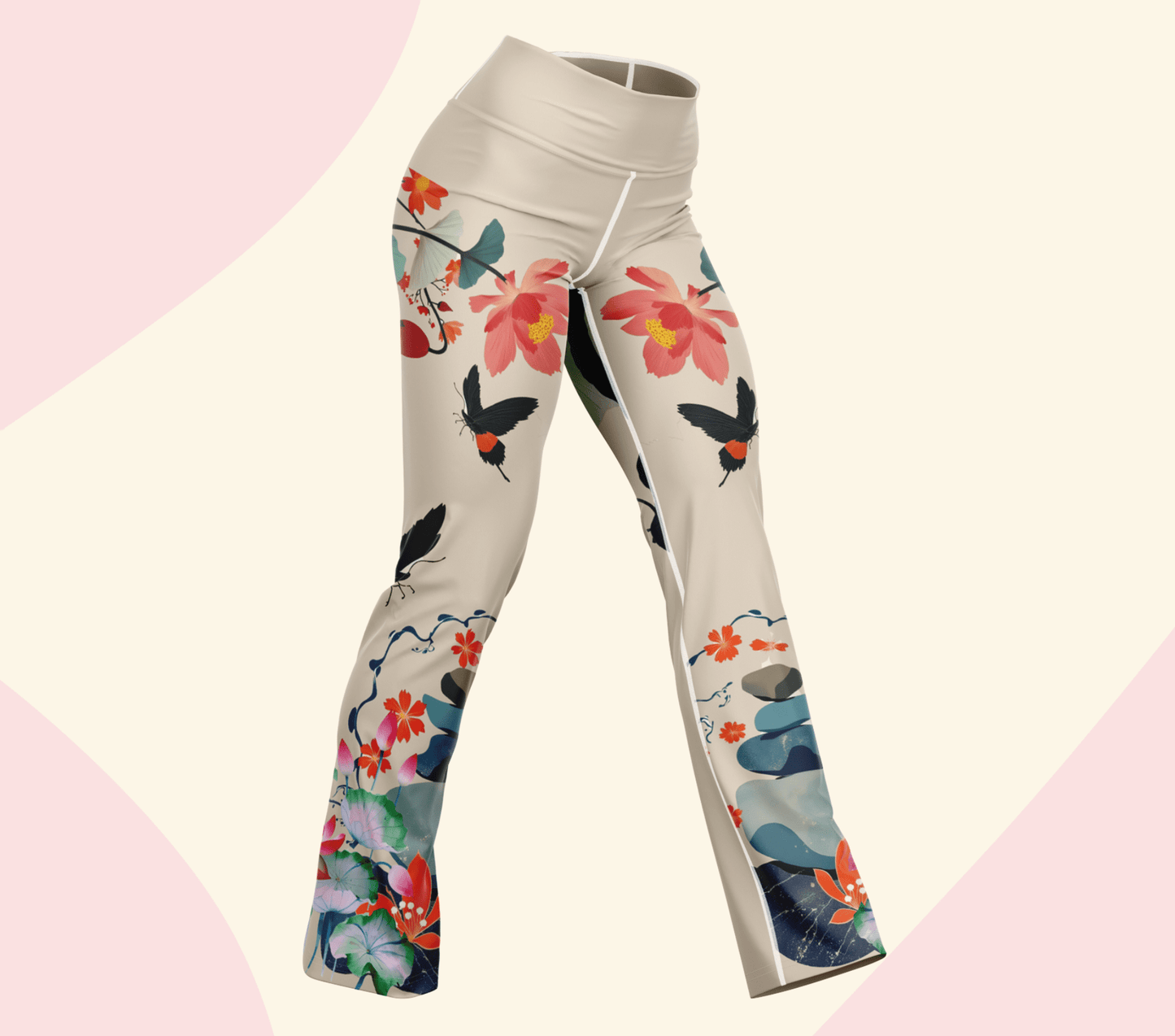 Lina Nature Flare Yoga Pants Leggings for Woman