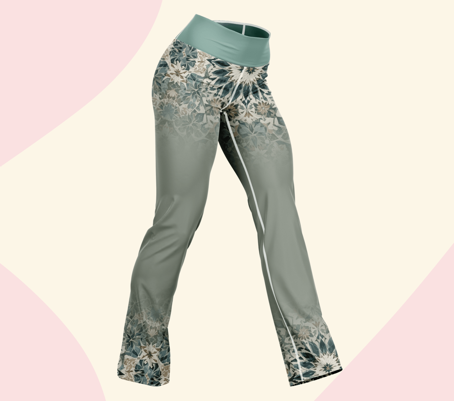 Lisa Mandala Flare Yoga Pants Leggings for Women