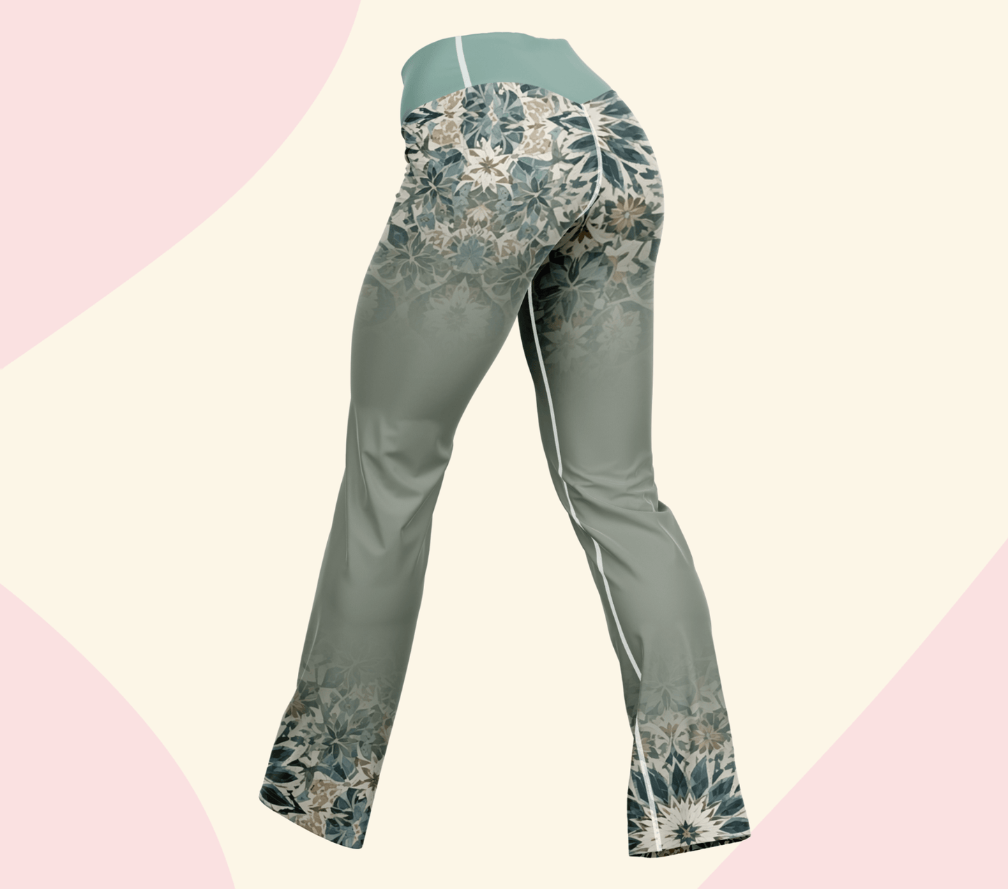 Lisa Mandala Flare Yoga Pants Leggings for Women