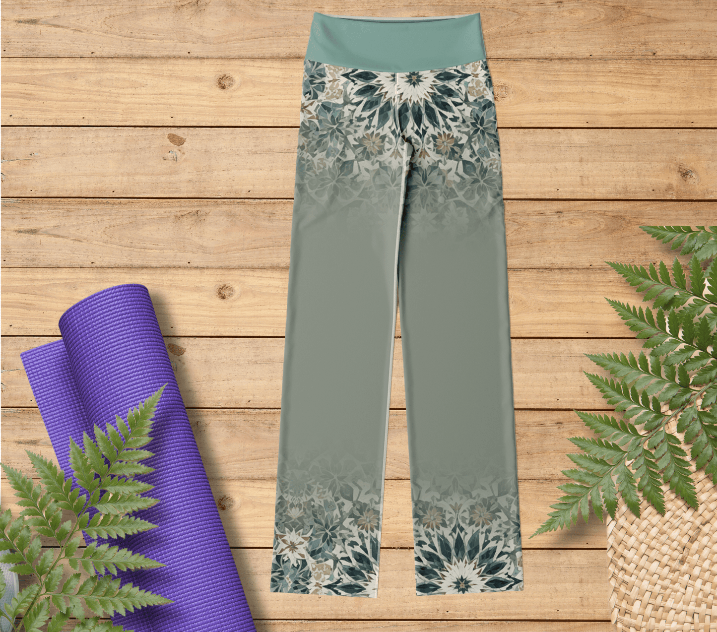 Lisa Mandala Flare Yoga Pants Leggings for Women