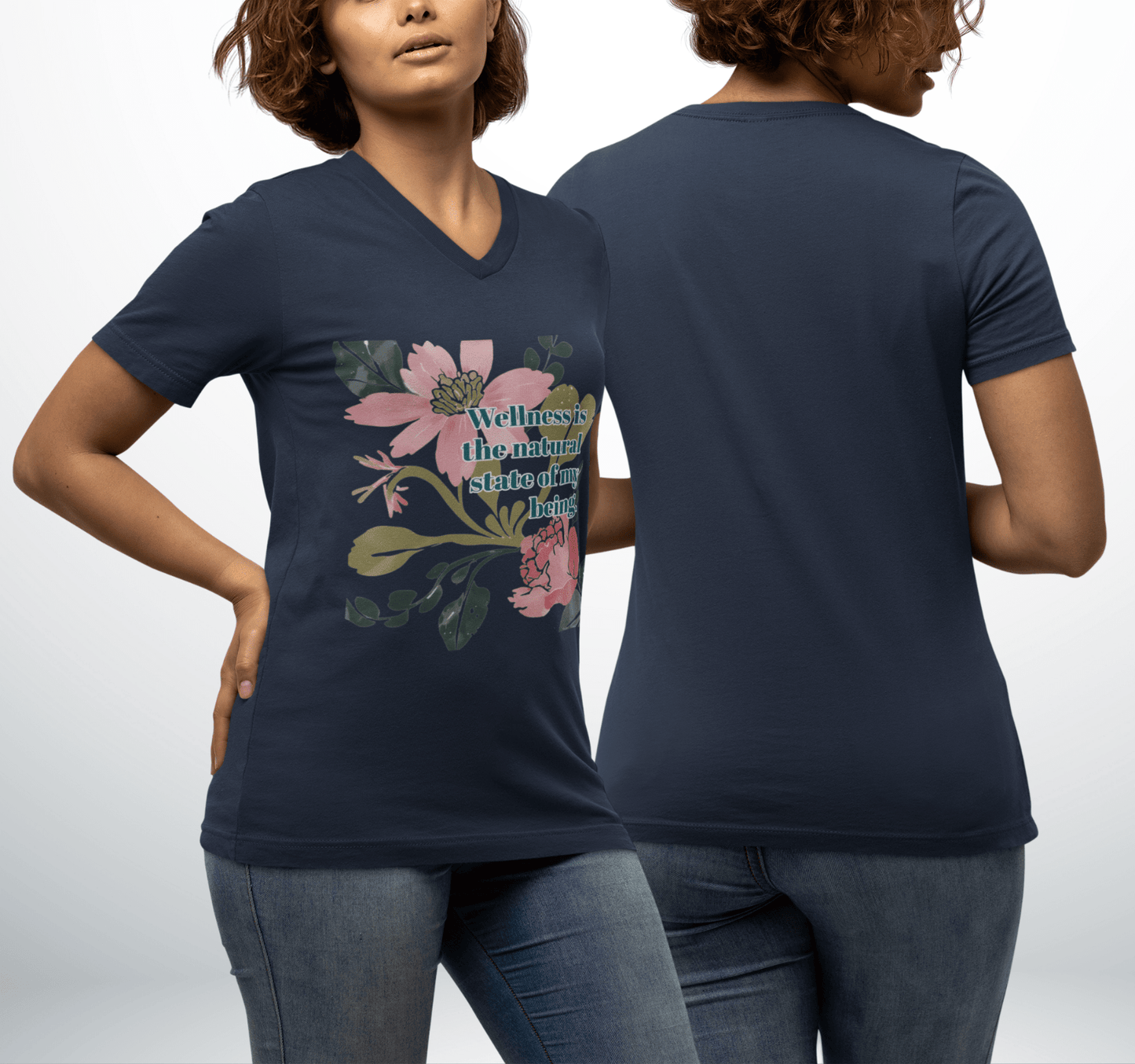 Hera V-neck T-shirt Yoga Wellness for Women