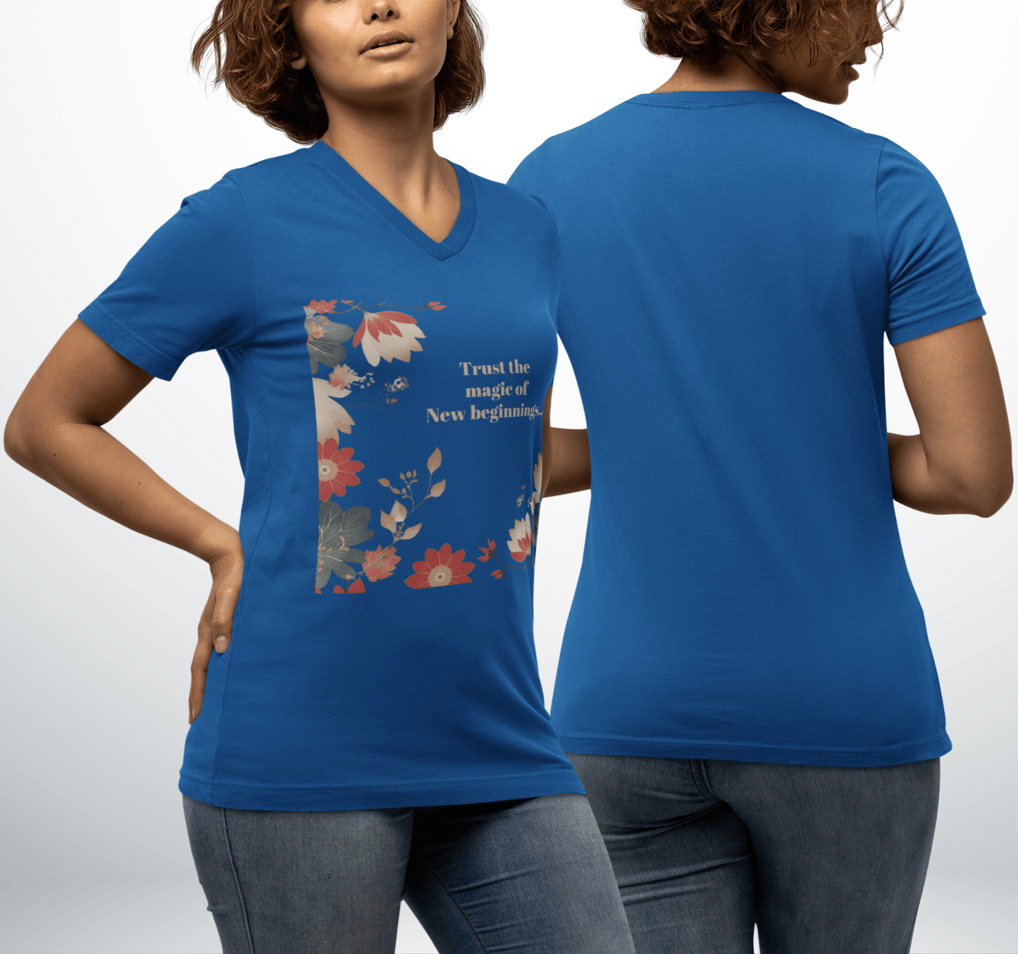Terra V-neck T-shirt Yoga Wellness for Women