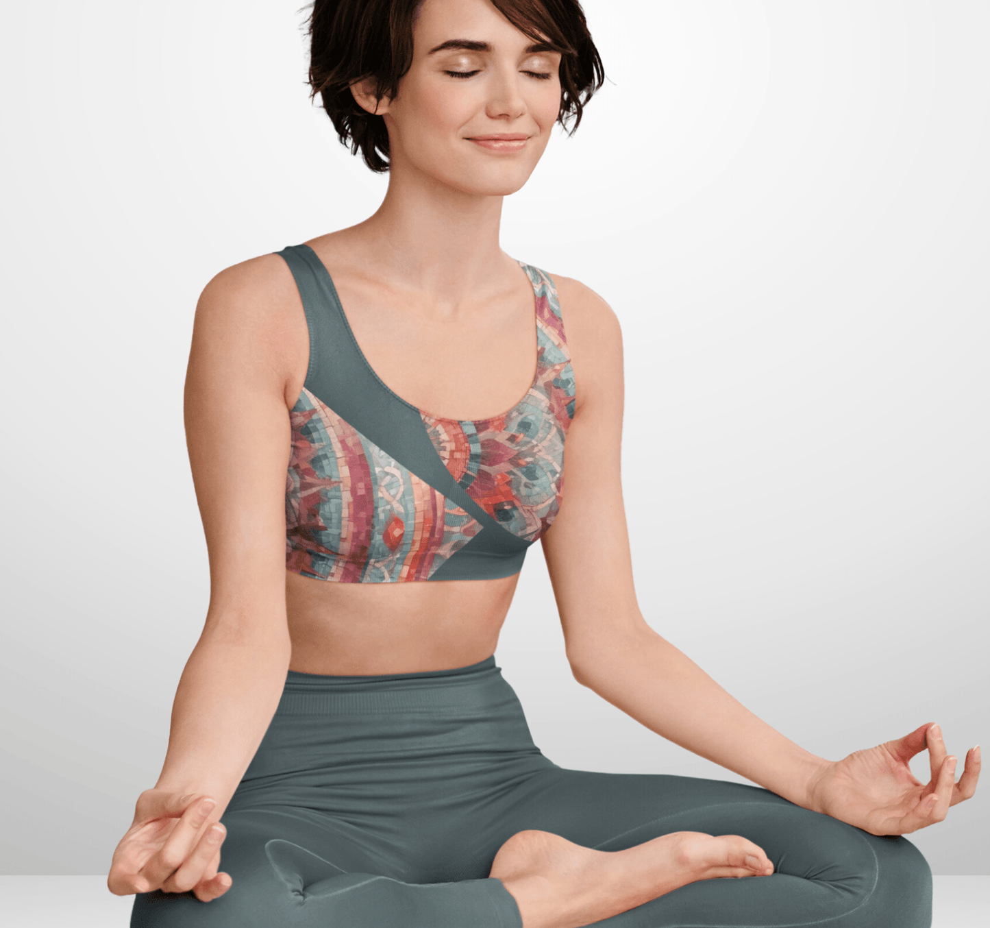 Atara Mandala Seamless Sports Bra