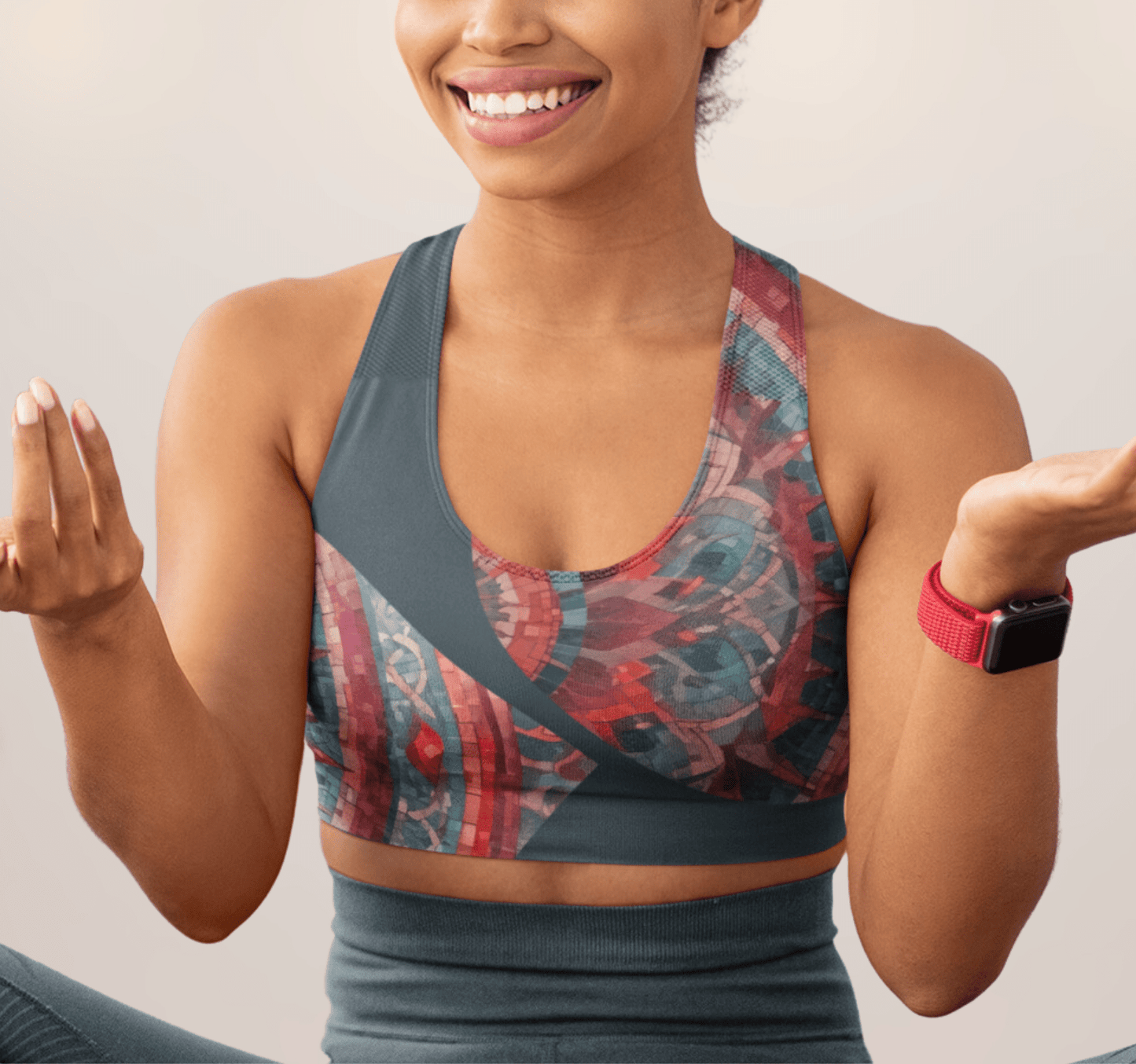Atara Mandala Seamless Sports Bra