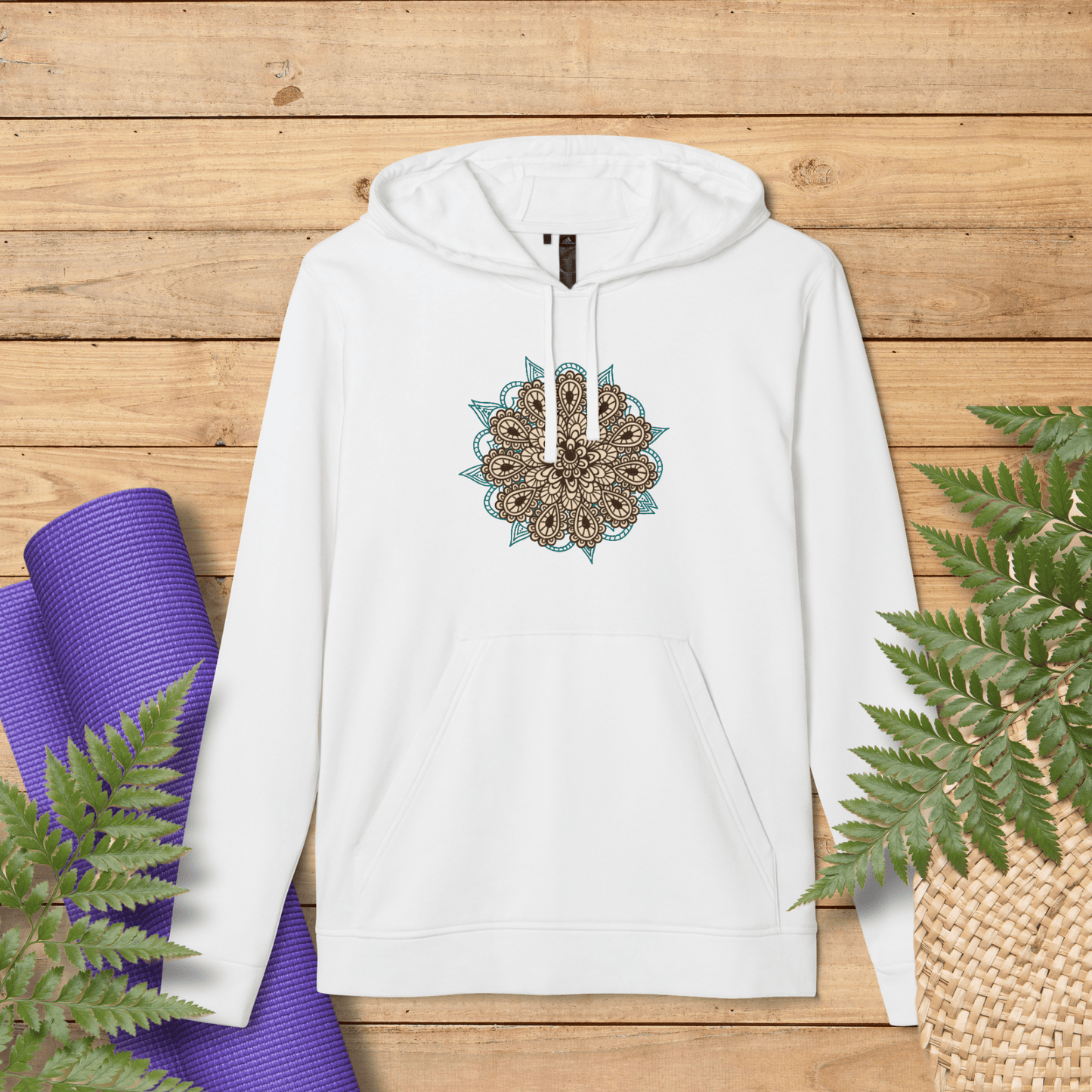Mandala Anahata Adidas Hoodie