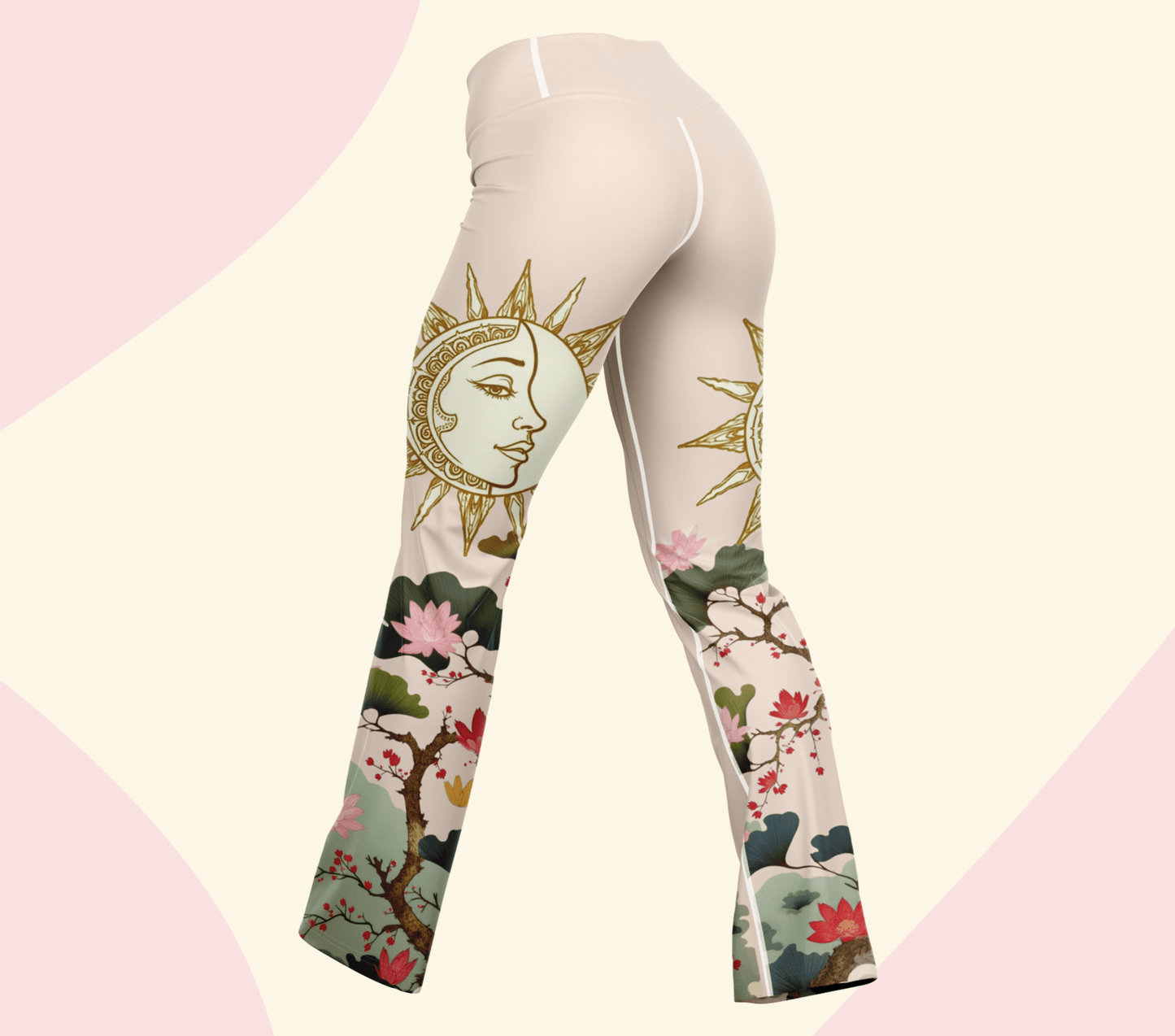 Bronte Nature Flare Yoga Pants Leggings for Woman