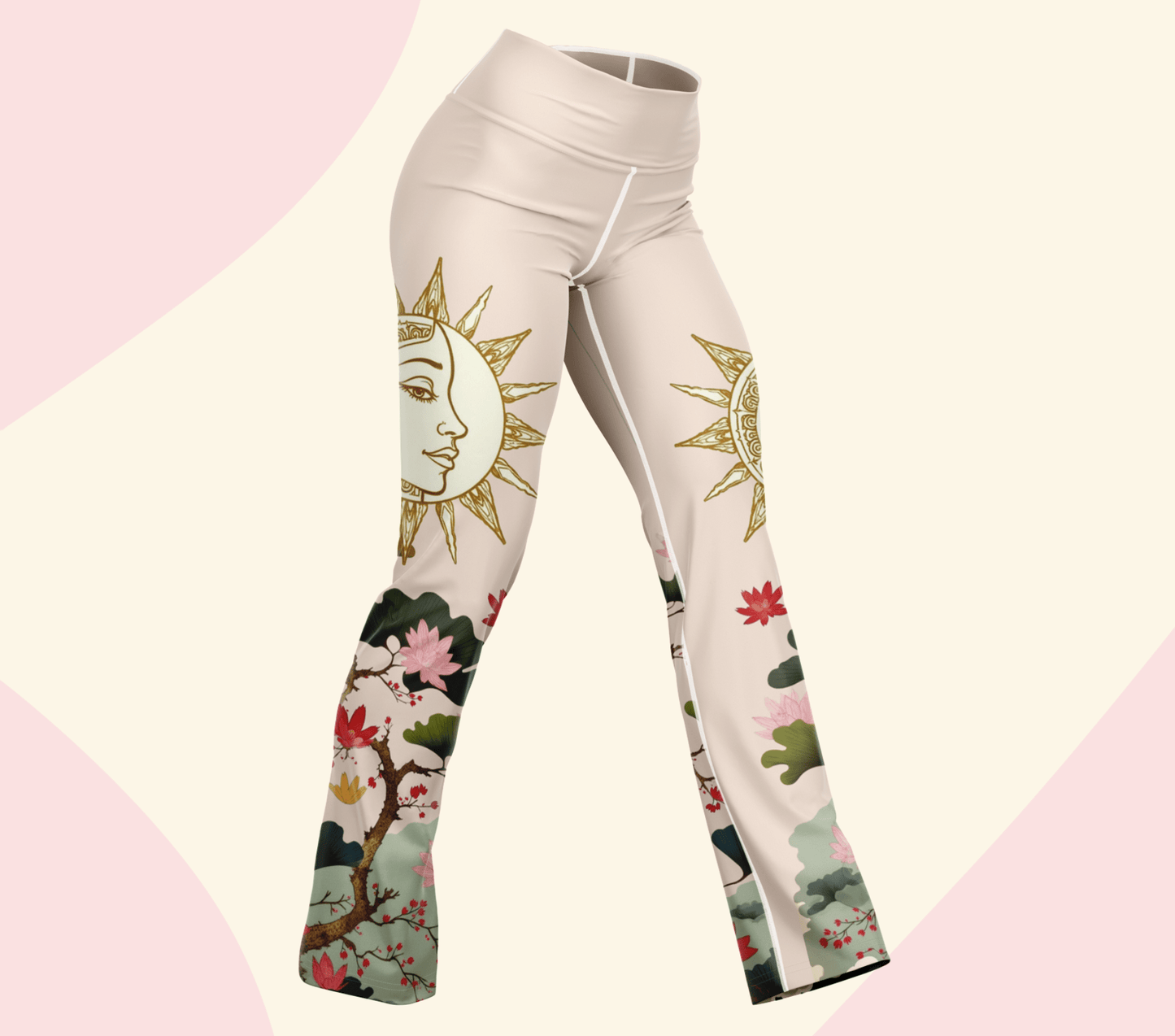 Bronte Nature Flare Yoga Pants Leggings for Woman