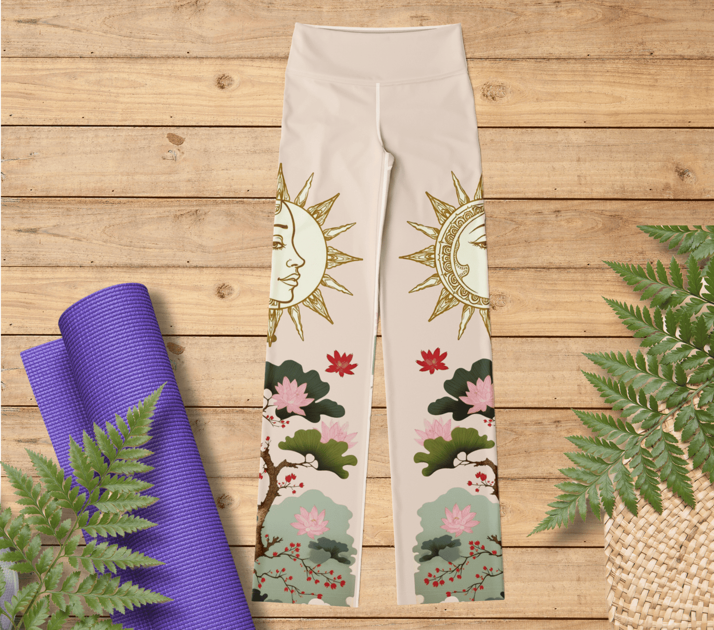 Bronte Nature Flare Yoga Pants Leggings for Woman