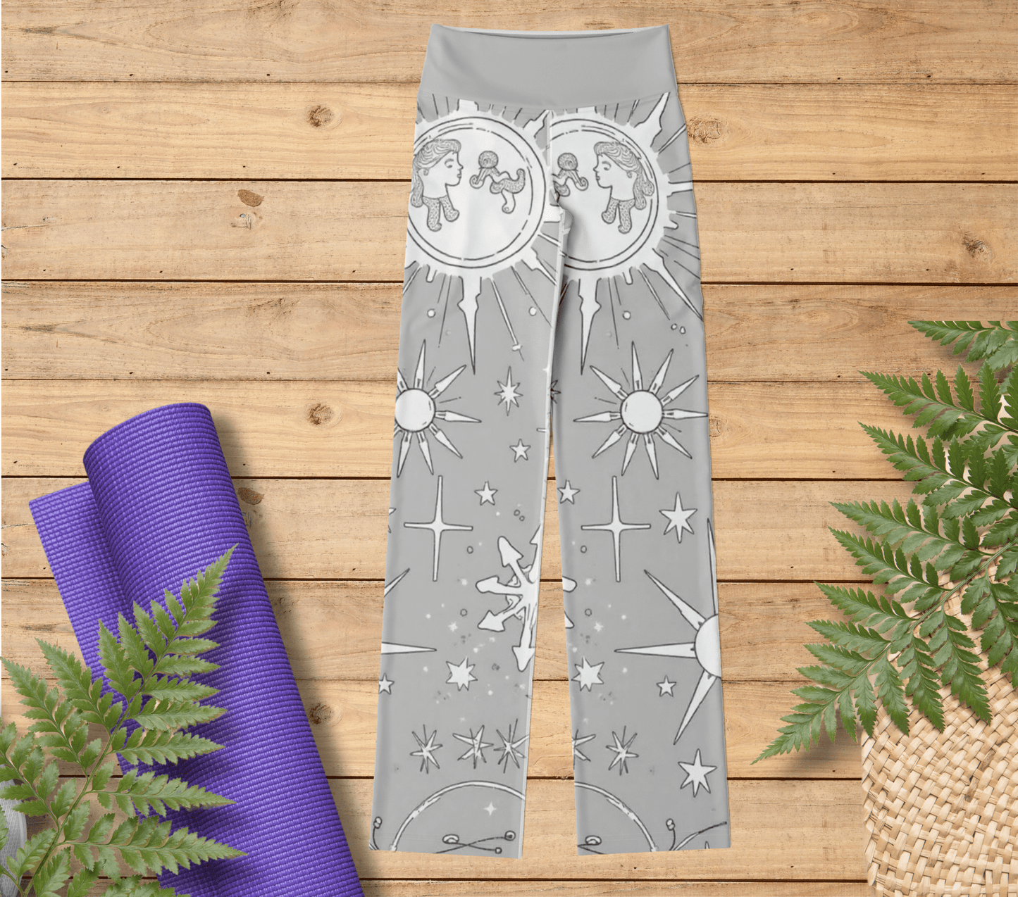 Zeke Celestia Flare Yoga Pants Leggings for Women
