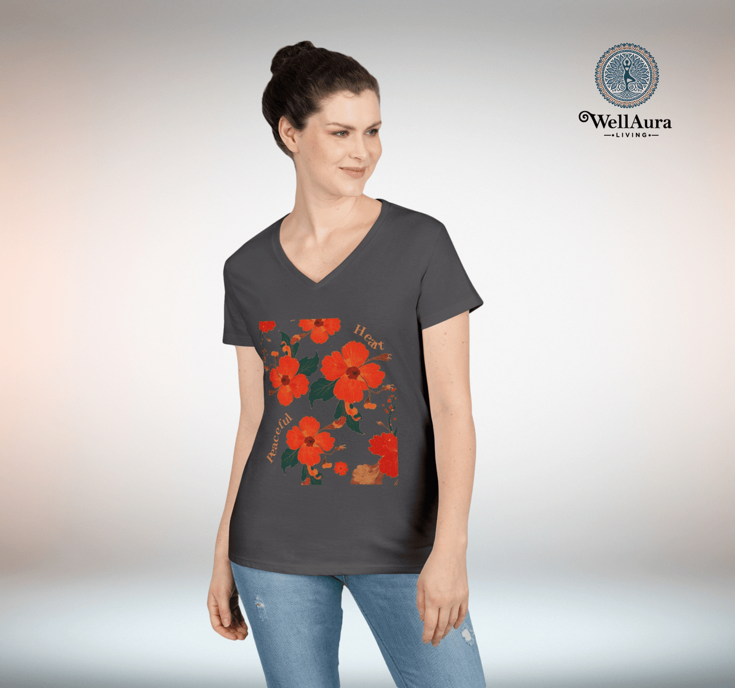 Lorelei V-neck T-shirt Yoga Wellness for Women