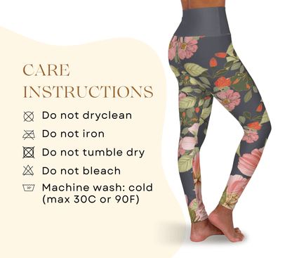 Canyon Floral Yoga Pants Leggings for Woman