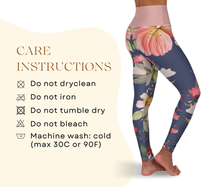 Coast Floral Yoga Pants Leggings for Women