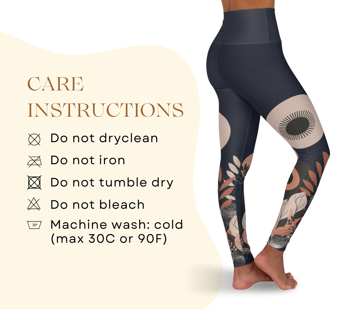 Fluran Retro Yoga Pants Leggings for Women