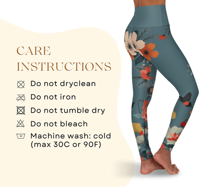 Beckett Floral Yoga Pants Leggings for Woman