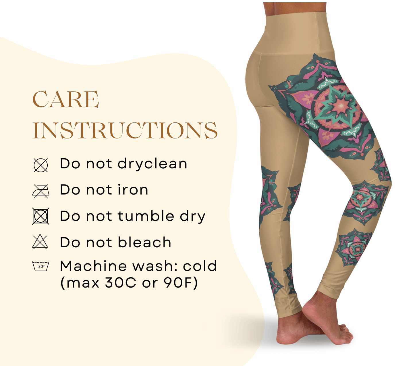 Burke Mandala Yoga Pants Leggings for Women